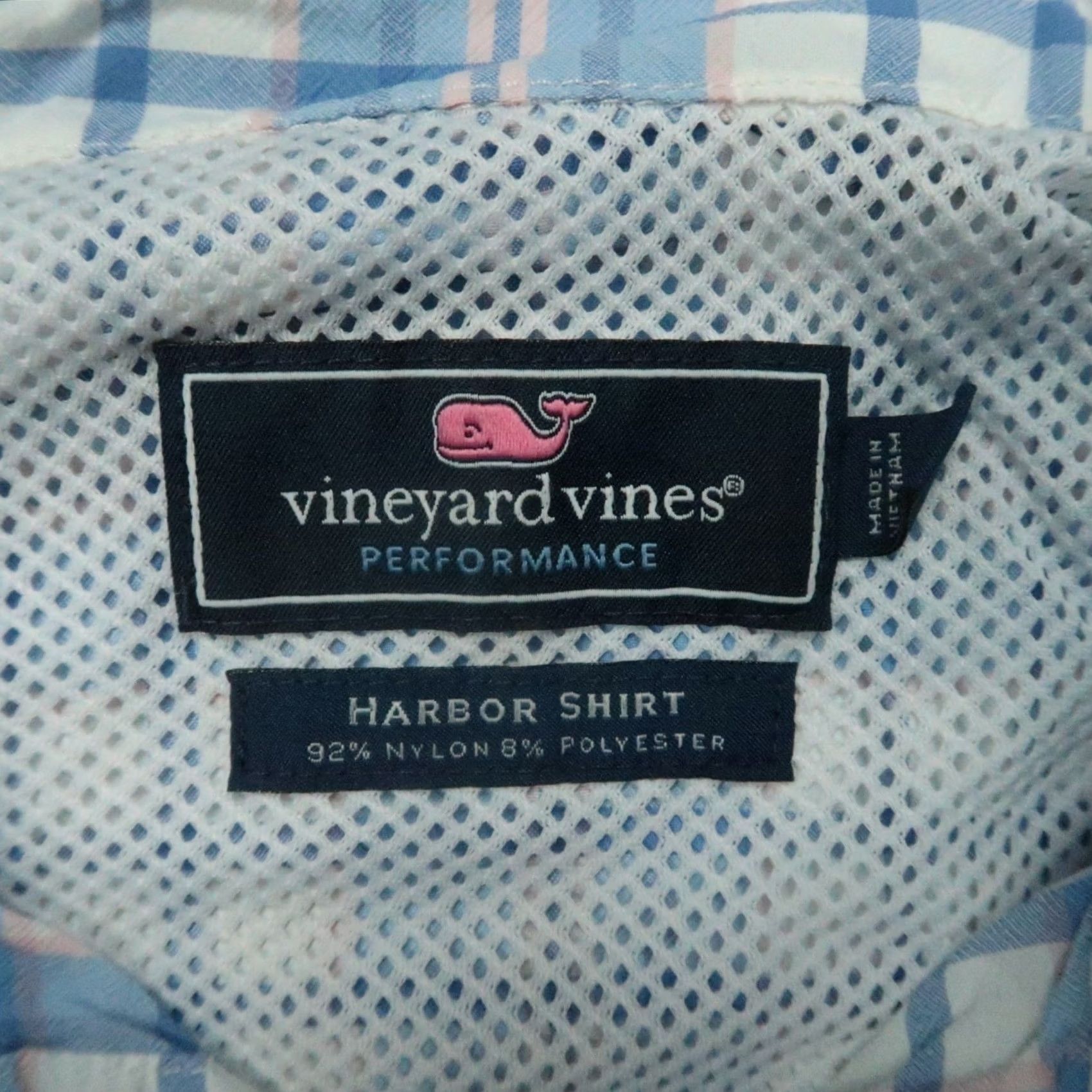 Vineyard Vines Vineyard Vines Shirt Mens Medium Blue Plaid Harbor Long Sleeve Button-Up Size US M / EU 48-50 / 2 - 3 Thumbnail