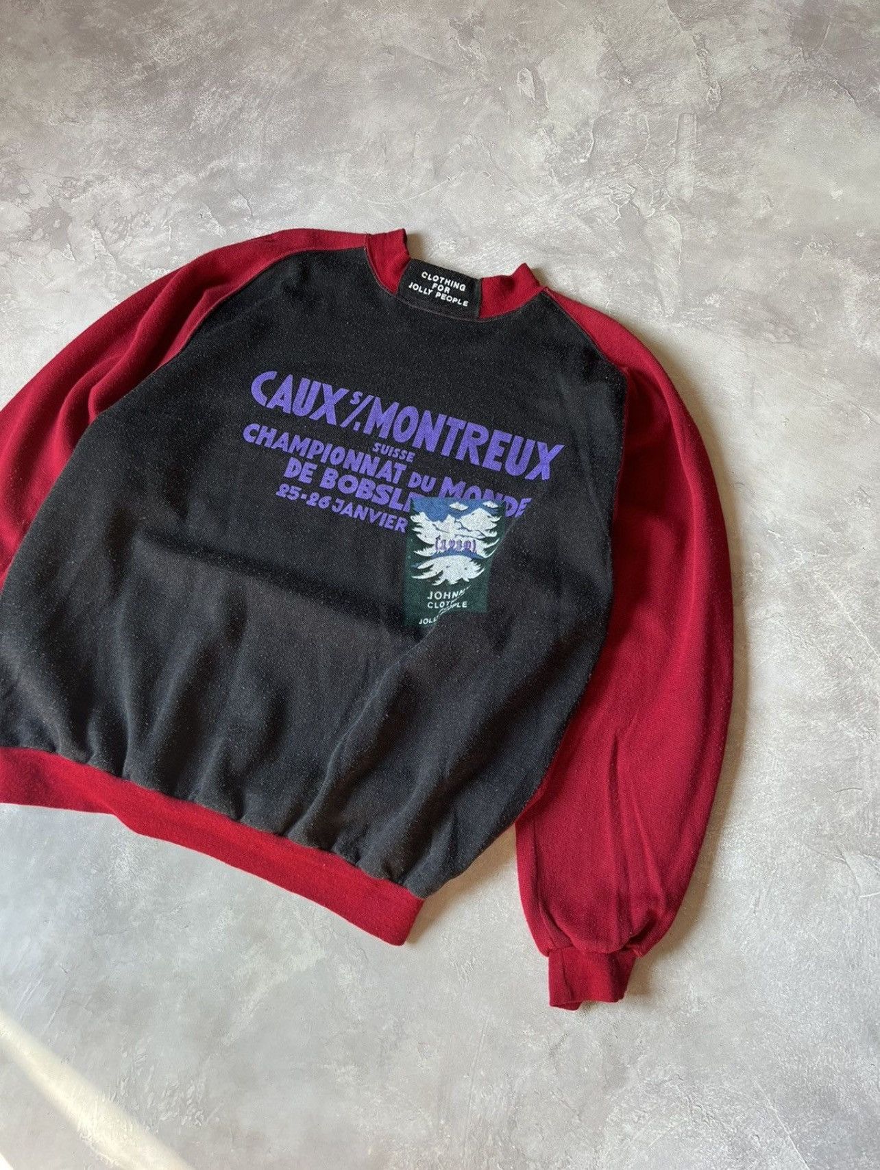 Vintage Vintage 90s Made in Italy Y2k Baggy Sweatshirt Size US XL / EU 56 / 4 - 2 Thumbnail