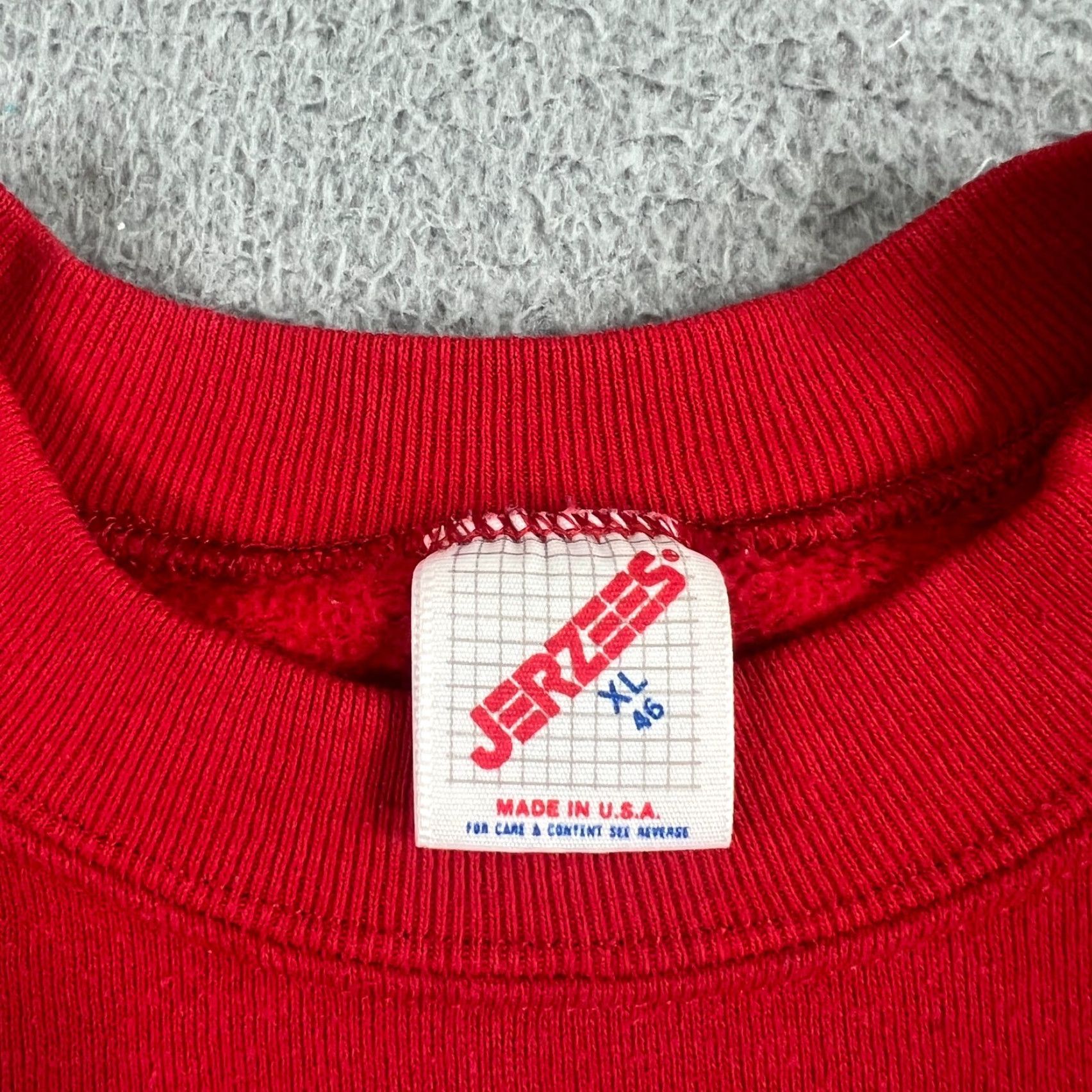Jerzees Vintage Clown Sweatshirt Sz XL Cloggers Pullover Crewneck Red Wisconsin Size US XL / EU 56 / 4 - 3 Thumbnail