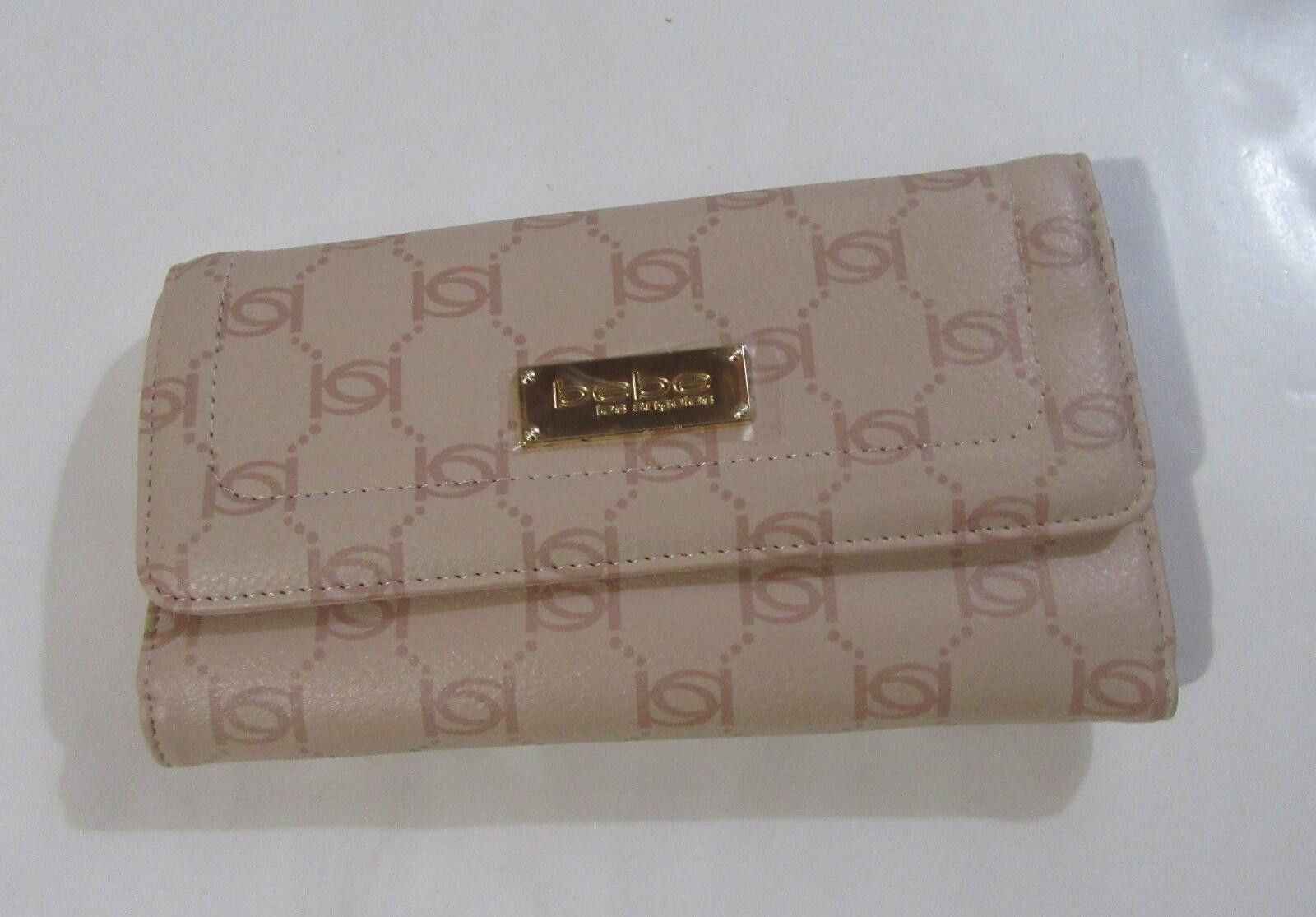United Colors Of Benetton bebe Flap Trifold Logo Wallet Blush Size ONE SIZE - 1 Thumbnail
