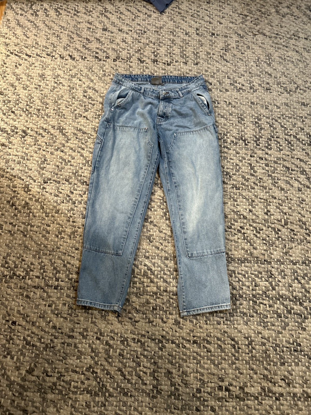 Carhartt CARHARTT blue double knee carpenter pants Size US 36 / EU 52 - 1 Thumbnail