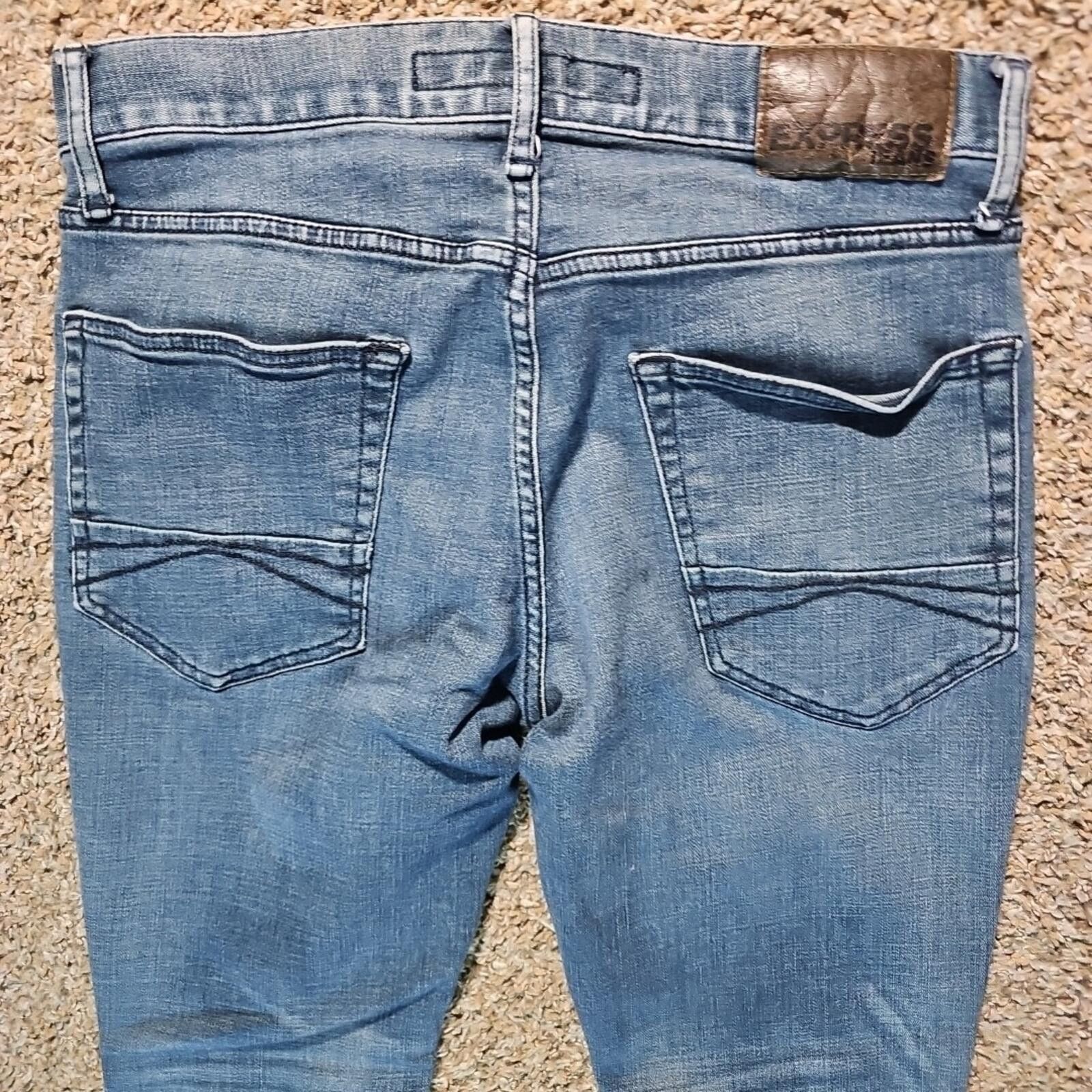 Express Express Jeans Alec Skinny Fit 31x30 Size US 31 - 5 Thumbnail