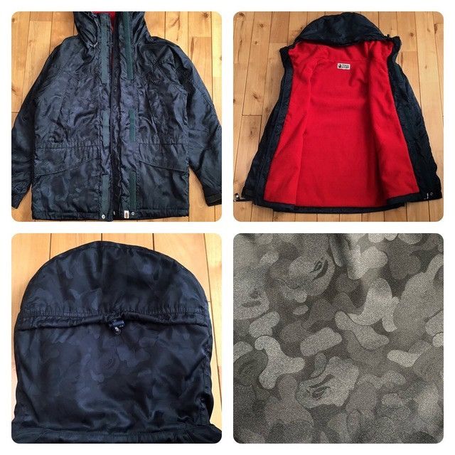 Bape × Nigo BAPE Jacquard camo hoodie snowboard jacket a bathing ape Size US M / EU 48-50 / 2 - 8 Thumbnail