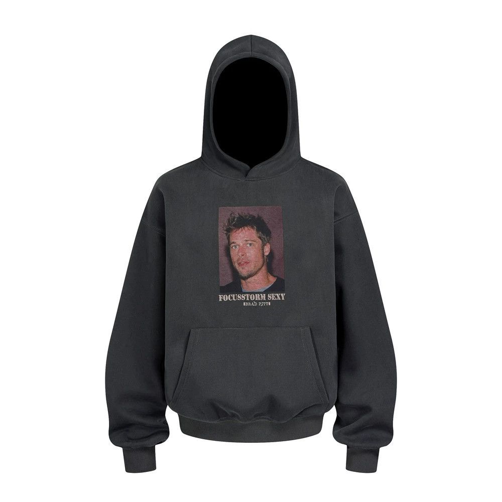 Vintage Loose men's high street casual character print hoodie Size US M / EU 48-50 / 2 - 1 Thumbnail