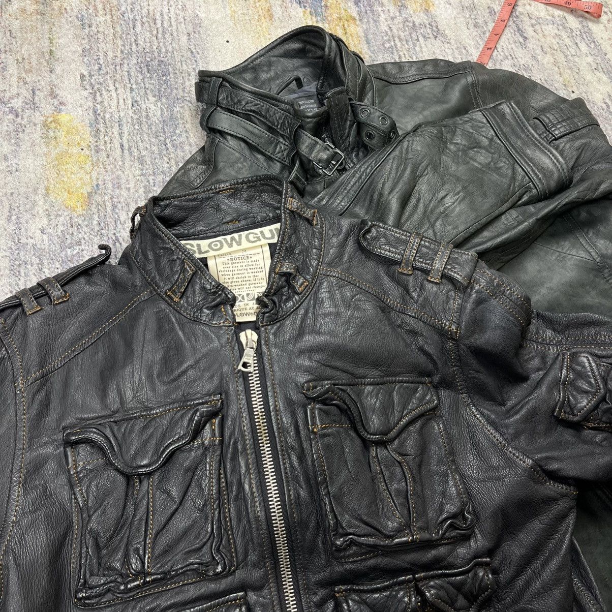 Isamu Katayama Backlash Slow Gun multi pocket cargo deerskin leather jacket Size US M / EU 48-50 / 2 - 16 Thumbnail