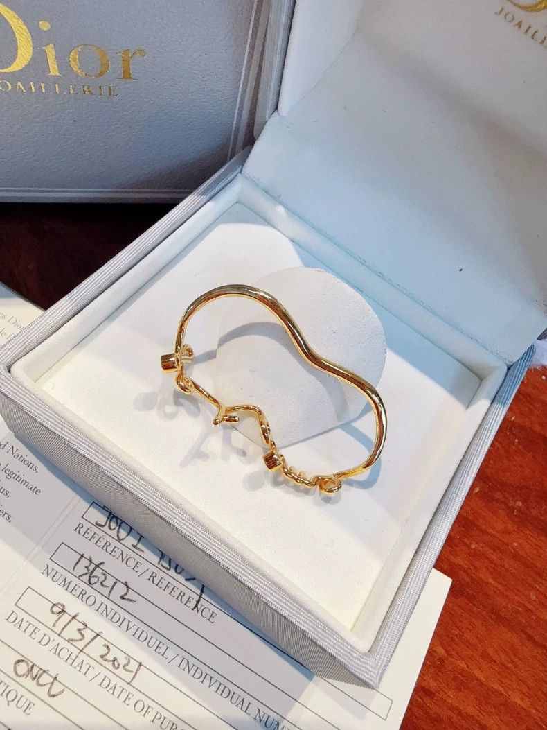 Dior Dior Dior Oui Series Gold Diamond Ring-2507 Size ONE SIZE - 2 Thumbnail