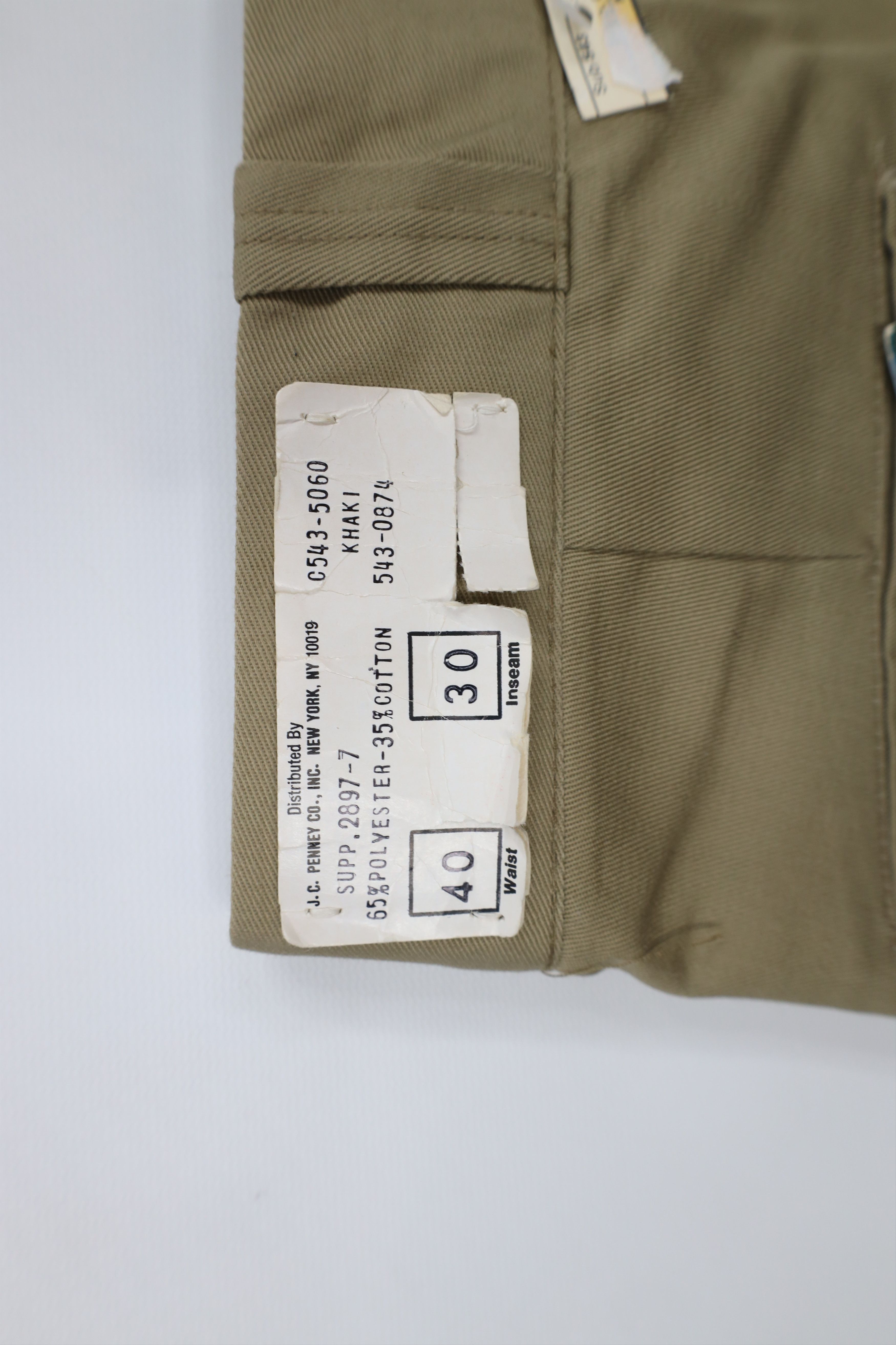 Big Mac × Vintage Deadstock Vintage 70s Big Mac Twill Wide Leg Work Pants USA Size US 40 / EU 56 - 13 Thumbnail