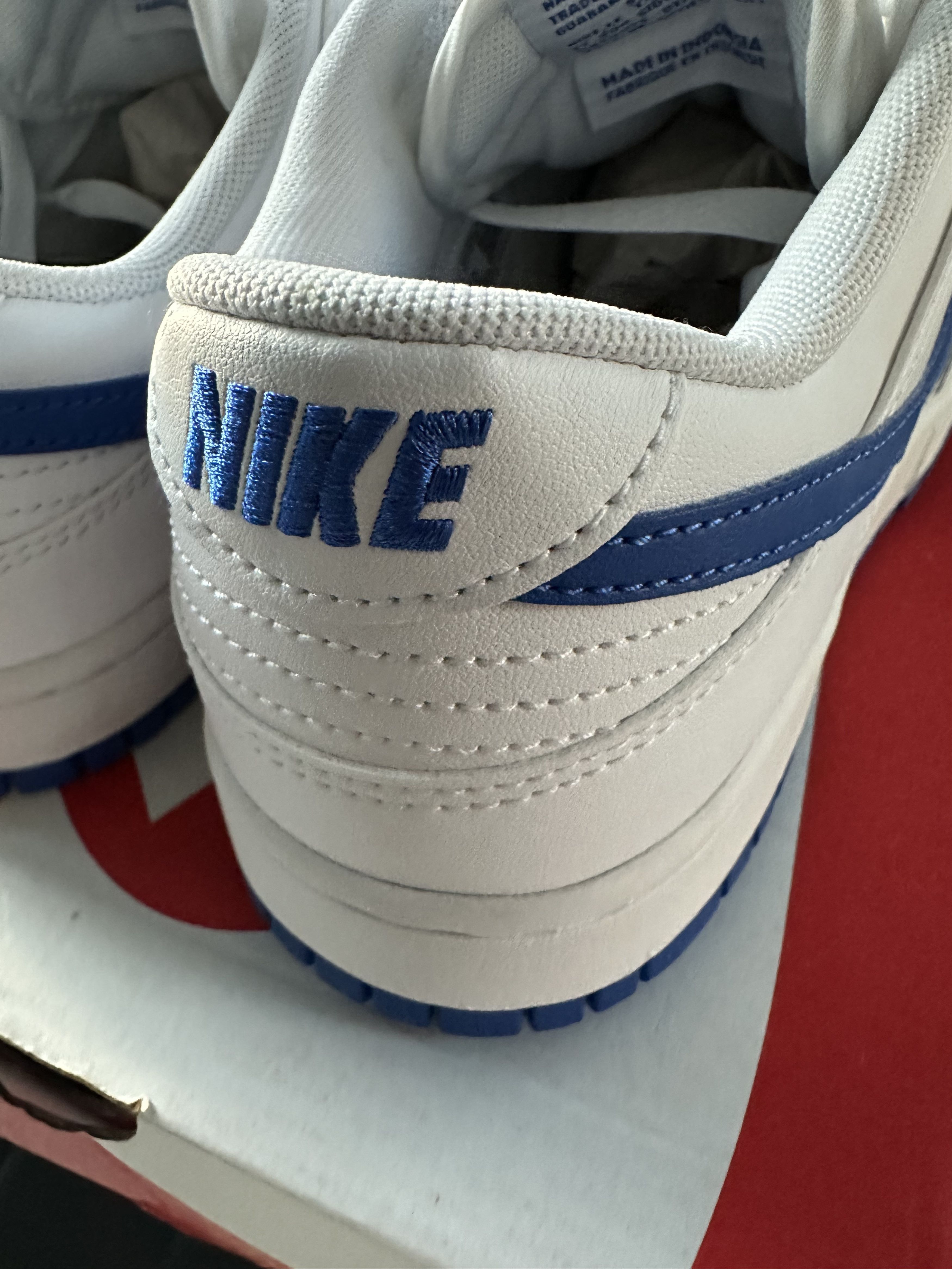 Nike NIKE DUNK LOW RETRO "HYPER ROYAL" Size US 9.5 / EU 42-43 - 7 Thumbnail
