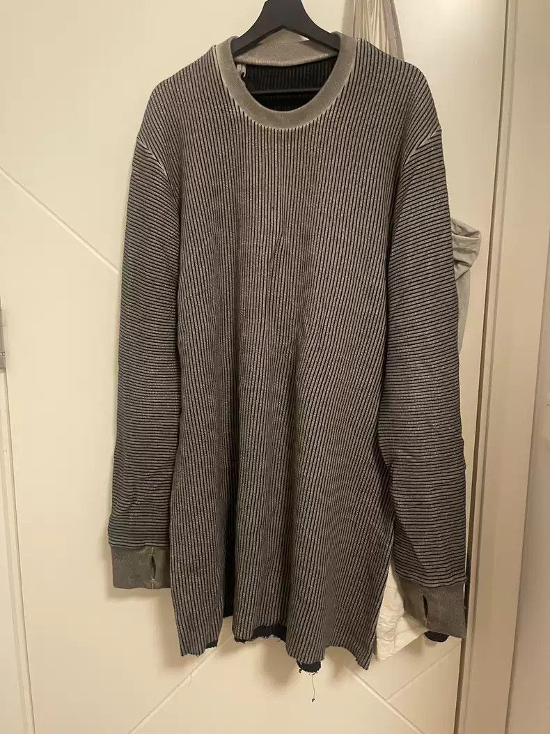 BORIS BIDJAN SABERI Dyed long-sleeved hoodie