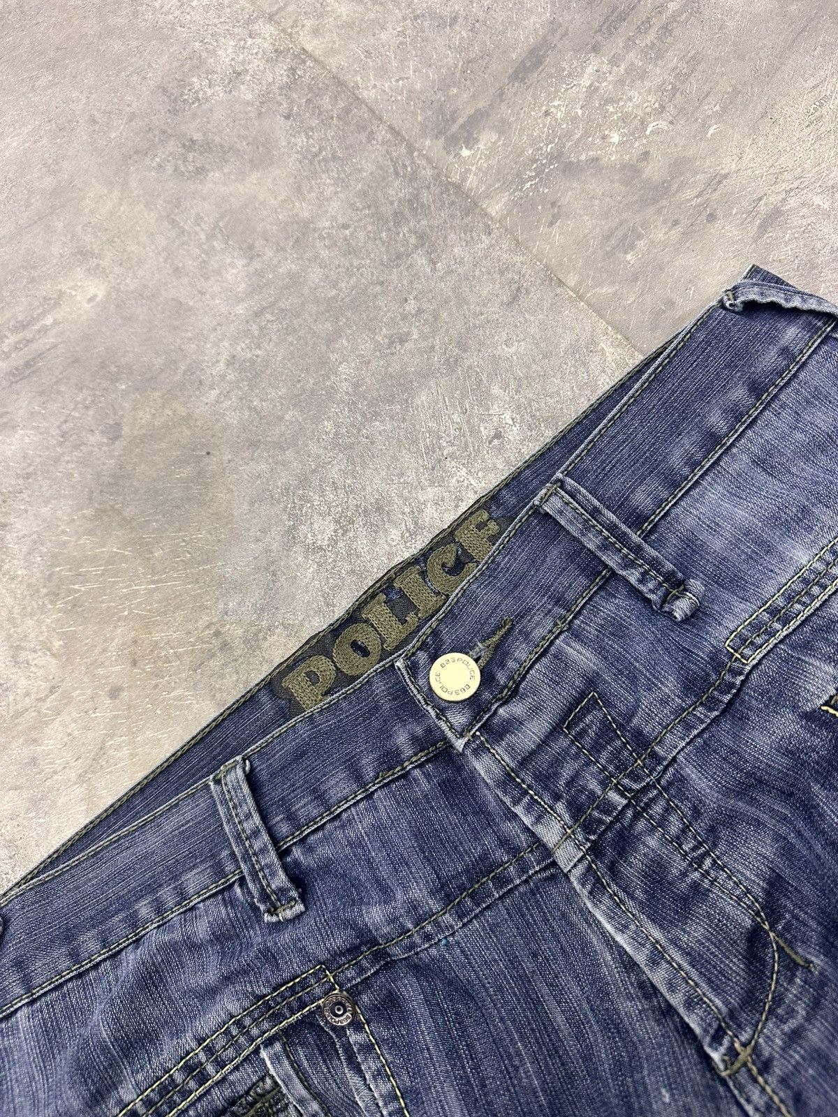 Vintage 883 Police Vintage Denim Baggy Shorts Size US 32 / EU 48 - 7 Thumbnail