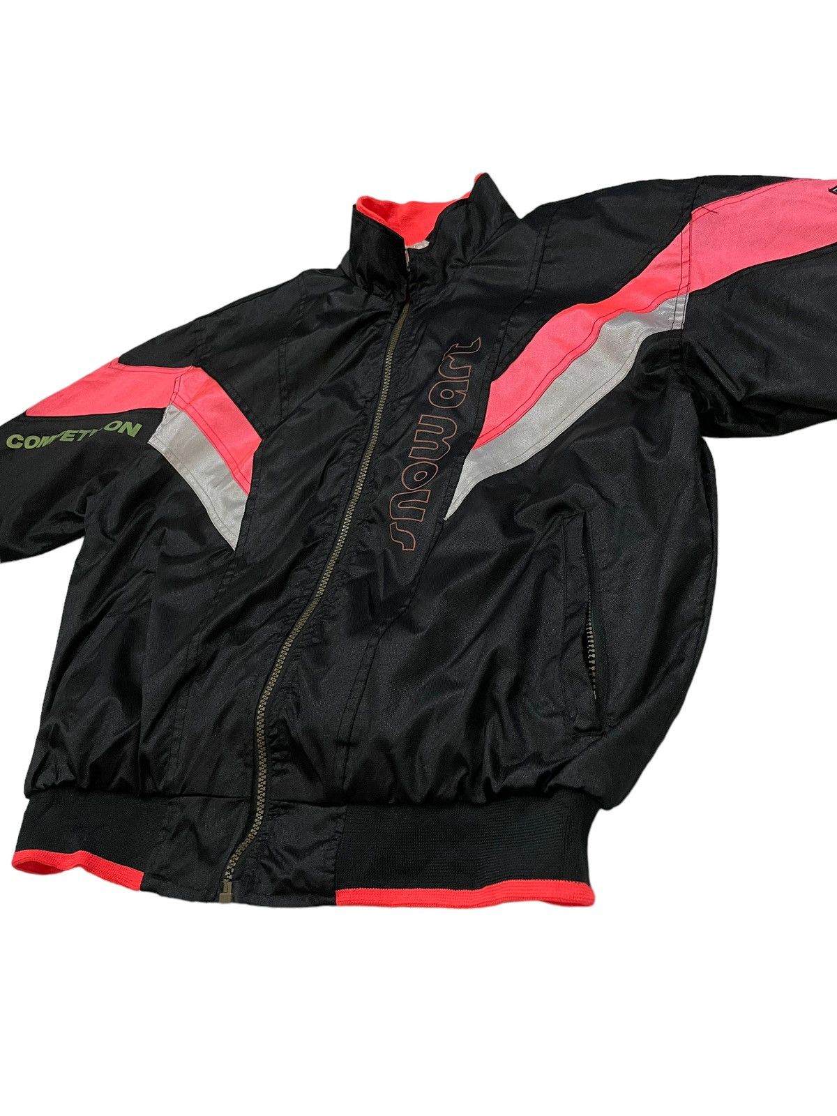 Asics Vintage Snow Art Ski Jacket Bomber Jacket Size US L / EU 52-54 / 3 - 10 Thumbnail