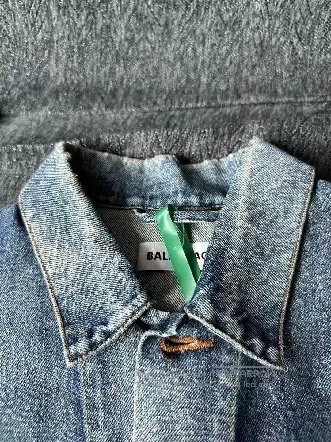 Balenciaga Balenciaga Logo Embroidered Denim Jacket. Size US M / EU 48-50 / 2 - 3 Thumbnail