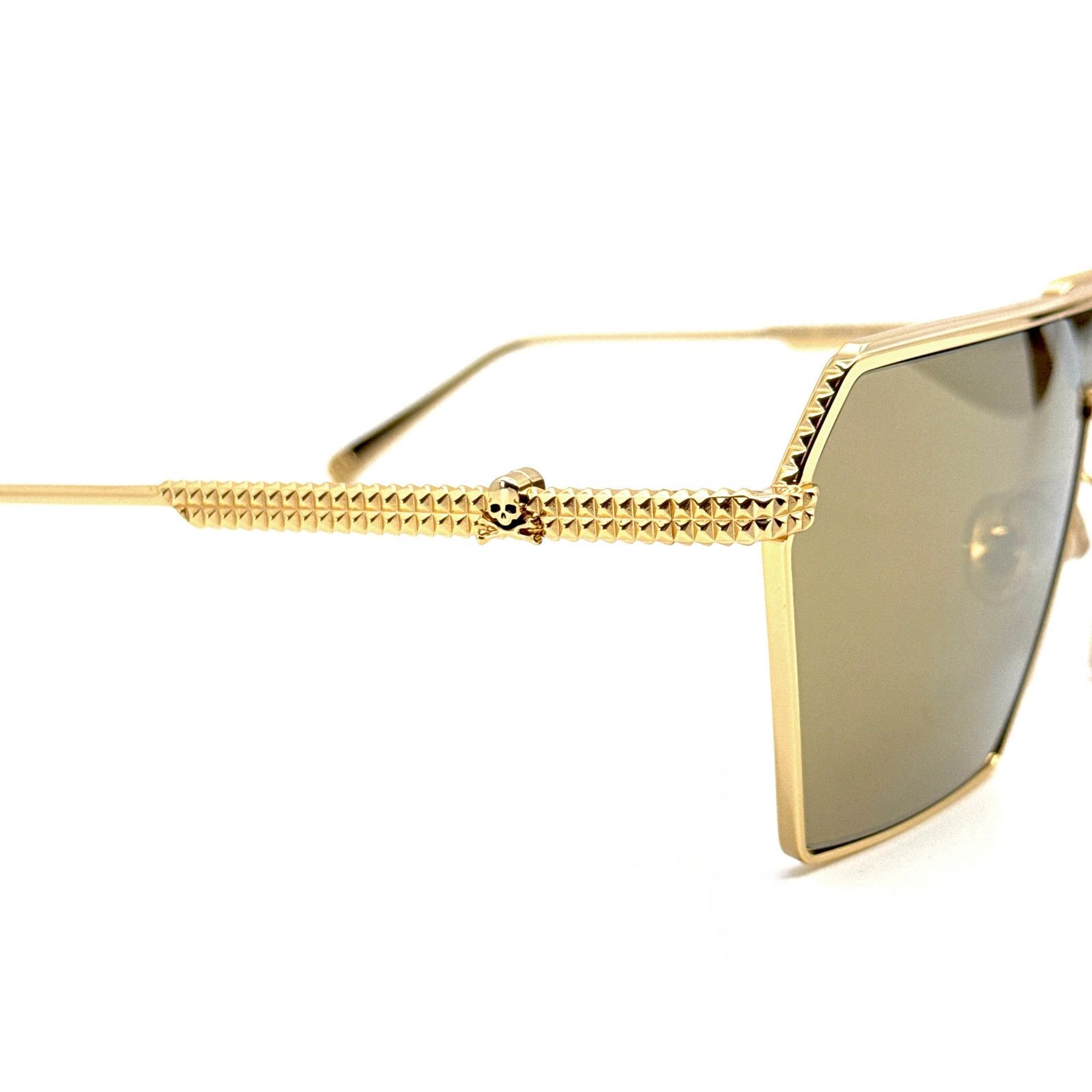 Philipp Plein PHILIPP PLEIN Sunglasses Stud SPP076V Col400G Authentic Size ONE SIZE - 6 Thumbnail