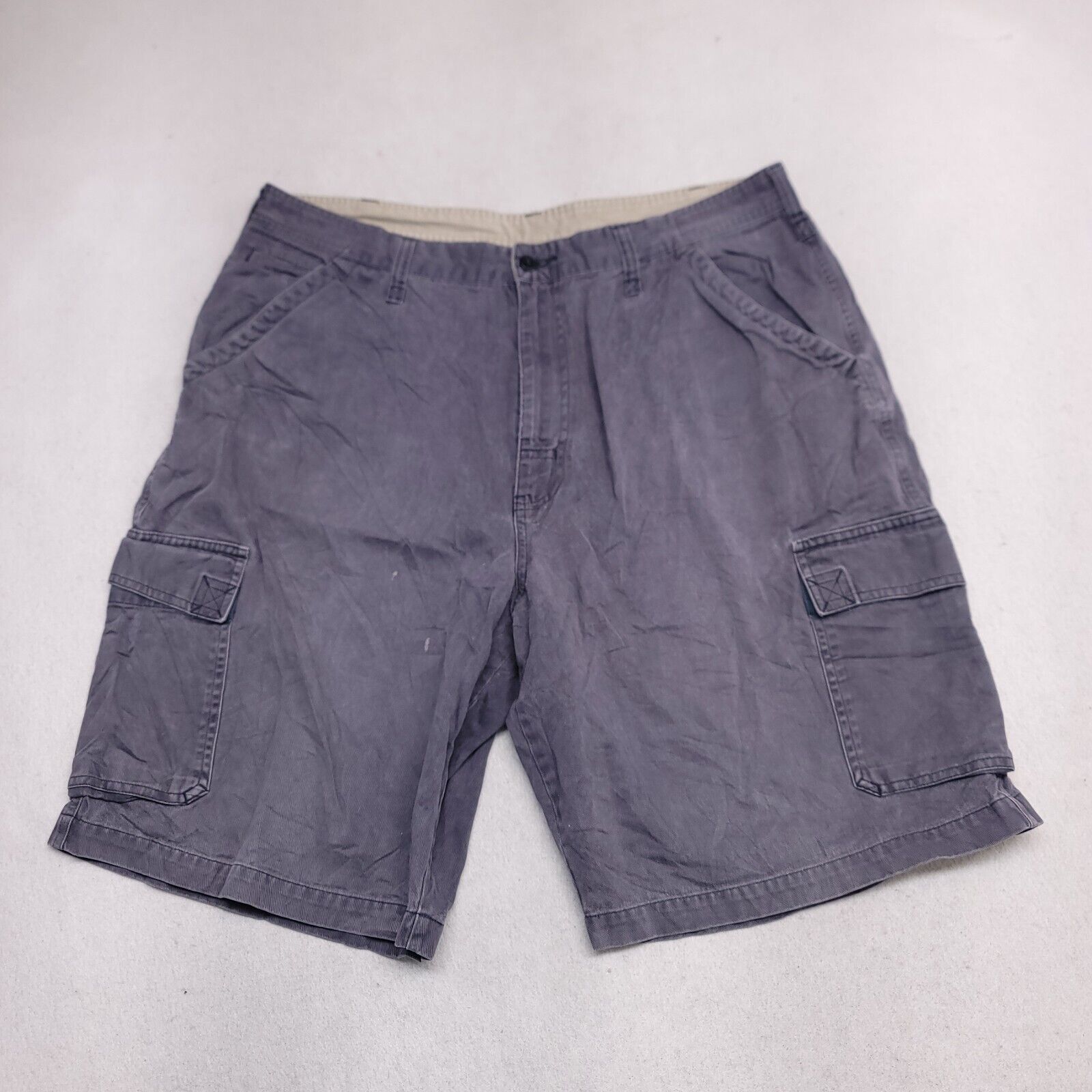 Roundtree & Yorke Roundtree & Yorke Button Up Cargo Shorts Mens Size 36 Blue Size US 36 / EU 52 - 2 Thumbnail
