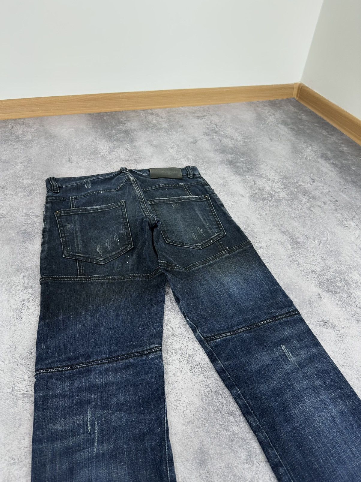 Dsquared2 Dsquared2 Avant Garde Distressed Designer Luxury Opium Jeans Size US 32 / EU 48 - 10 Thumbnail