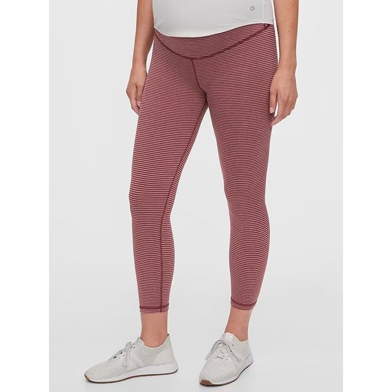 Gap GapFit Maternity Full Panel 7/8 Leggings Red Womens Medium Size 30" / US 8 / IT 44 - 8 Thumbnail