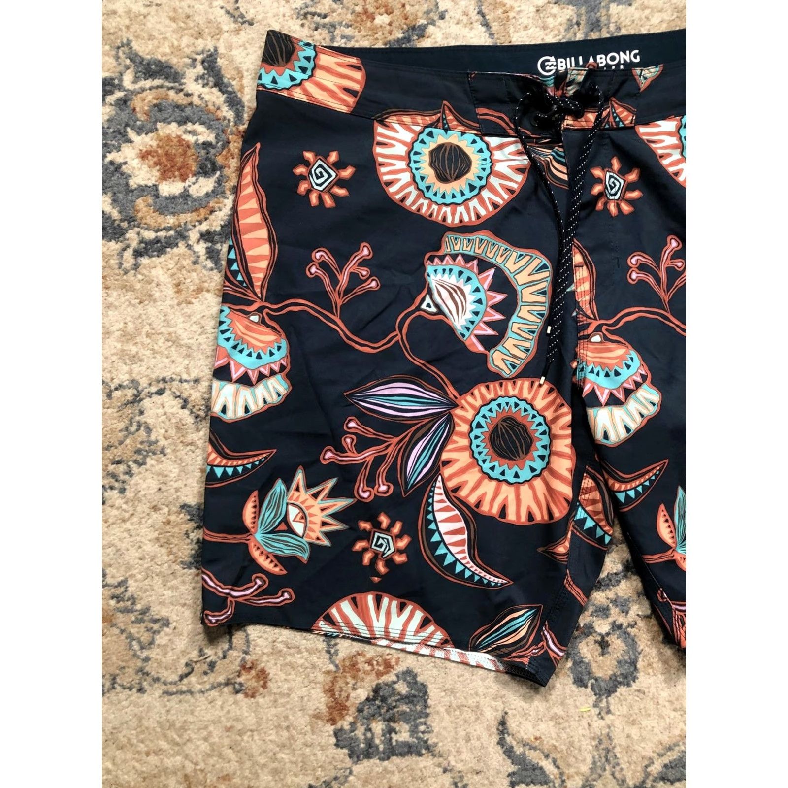 Billabong Billabong Board Shorts Mens 40 Multicolor Sundays Airlite Floral Quick Dry Swim Trunks Beach Surfing Tropical Pattern Mens Size US 40 / EU 56 - 4 Thumbnail