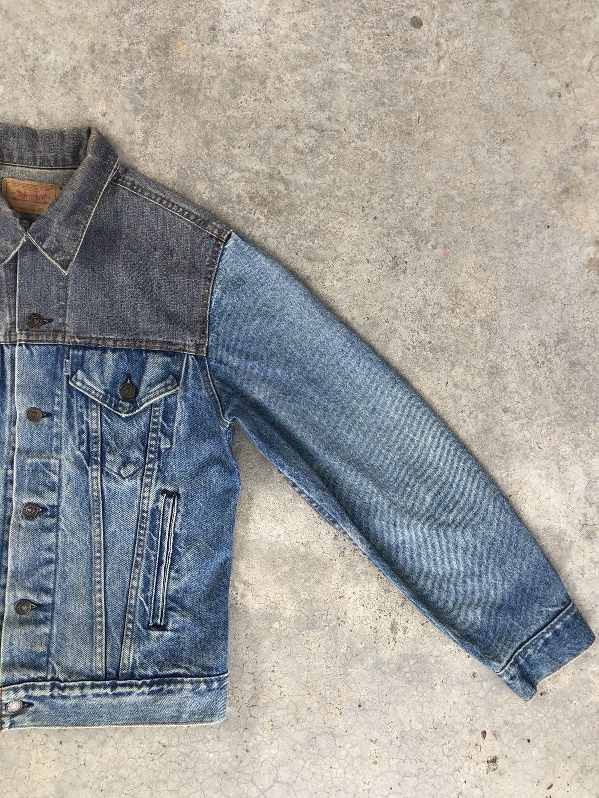 Levi's Vintage 80’s Levi’s Denim Jacket Distressed Jeans Size US M / EU 48-50 / 2 - 5 Thumbnail