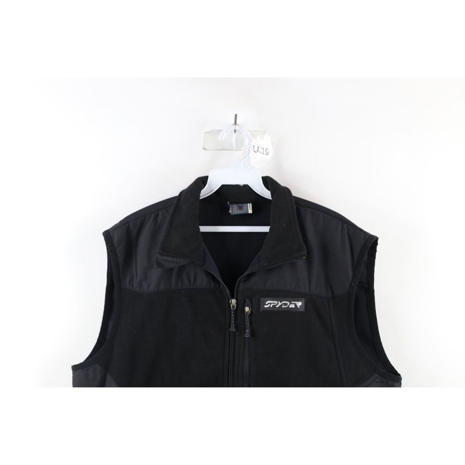 Spyder × Vintage Vintage 90s Spyder Distressed Spell Out Fleece Vest Jacket Size US M / EU 48-50 / 2 - 2 Thumbnail