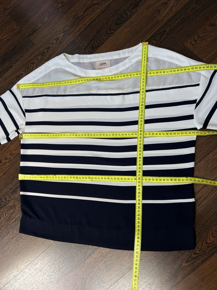Jean Paul Gaultier Jean Paul Gaultier Lindex Striped Blouse Top Size S Size S / US 4 / IT 40 - 16 Thumbnail