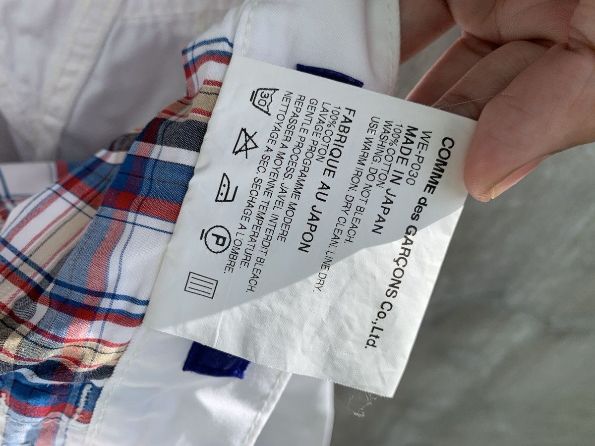Junya Watanabe Cinch Back White Trousers Size US 30 / EU 46 - 9 Thumbnail
