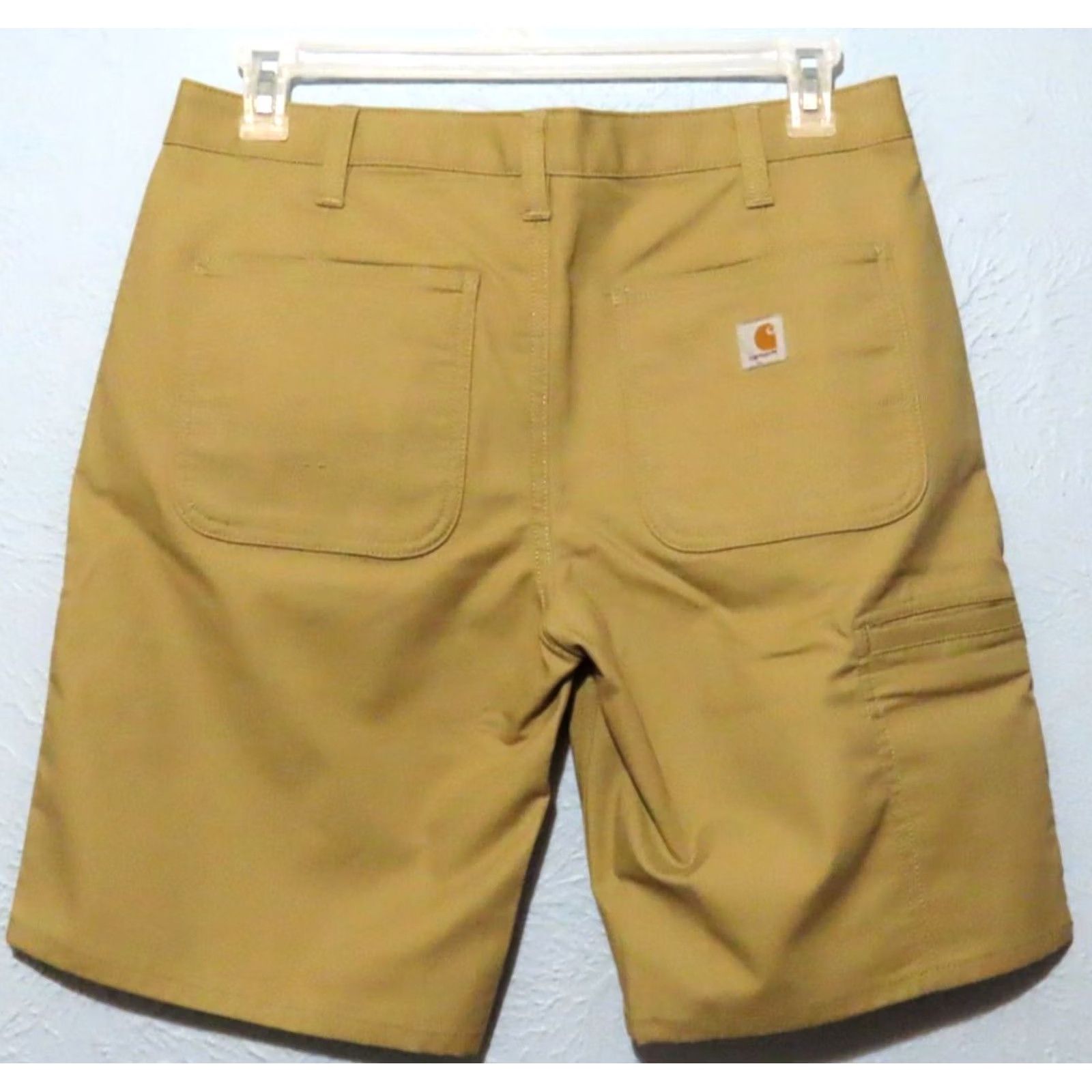Carhartt Carhartt Women's 12 Rugged Flex Loose Fit Cargo Shorts Tan Size 34" / US 12 / IT 48 - 5 Thumbnail