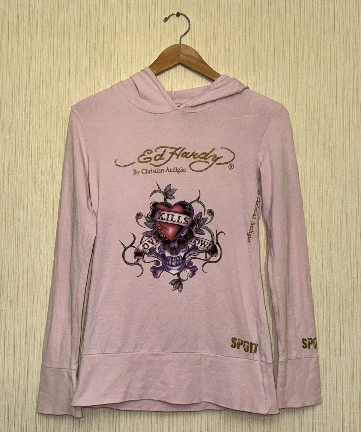 Christian Audigier × Ed Hardy × Vintage Ed Hardy Vintage Christian Audigier Y2K hoodie Size M / US 6-8 / IT 42-44 - 1 Thumbnail