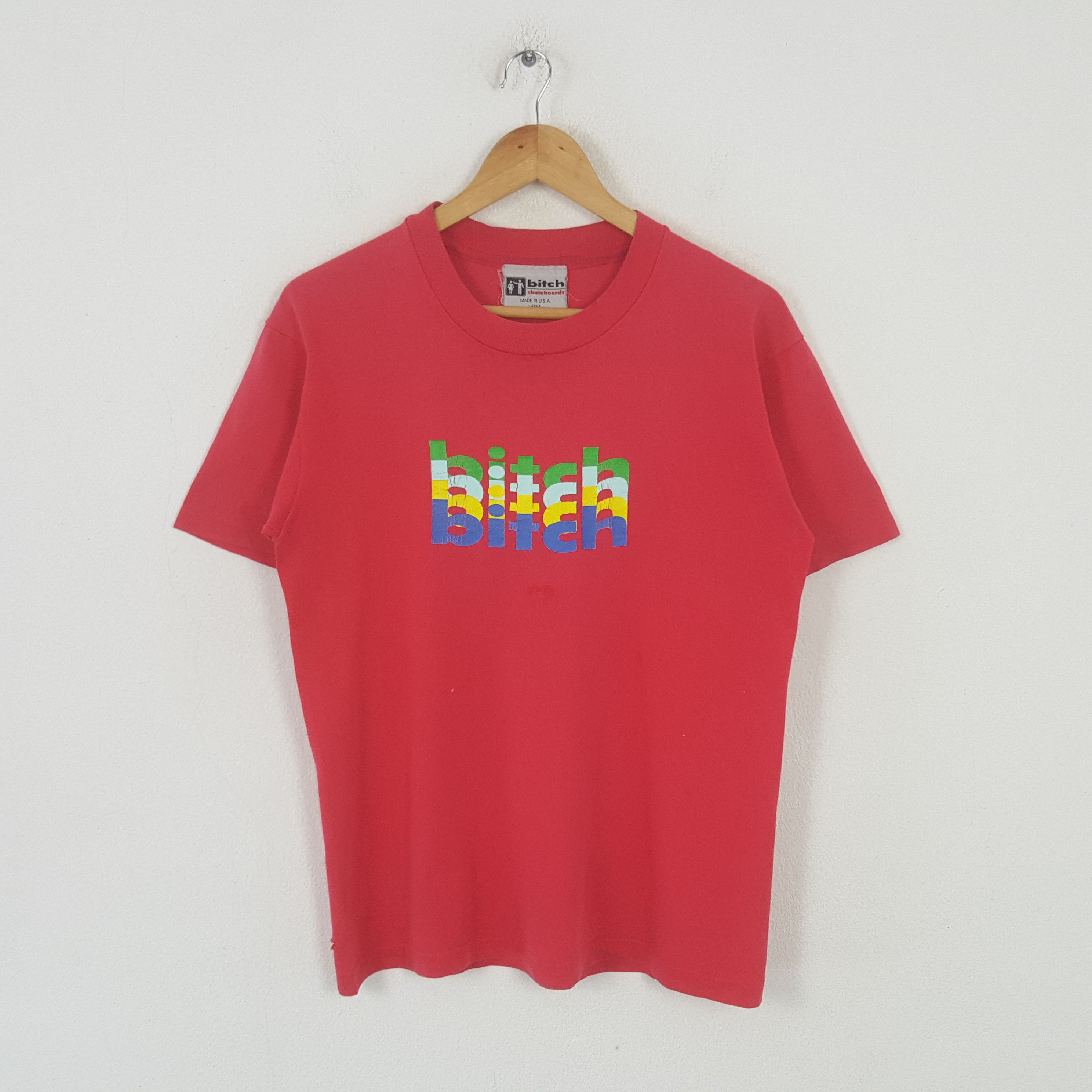 Vintage Vintage Bitch Skateboard USA Tshirt RR11 Size US M / EU 48-50 / 2 - 1 Thumbnail