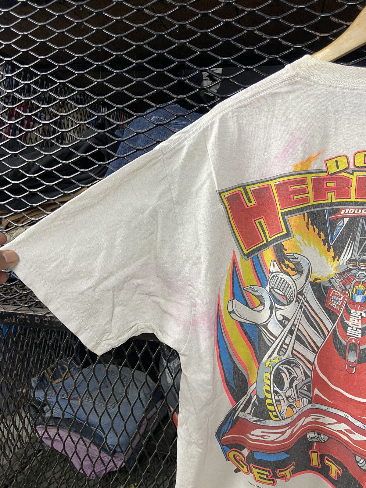 Vintage VINTAGE MOTO RACING SNAP ON RARE GRAPHIC Size US XL / EU 56 / 4 - 2 Thumbnail
