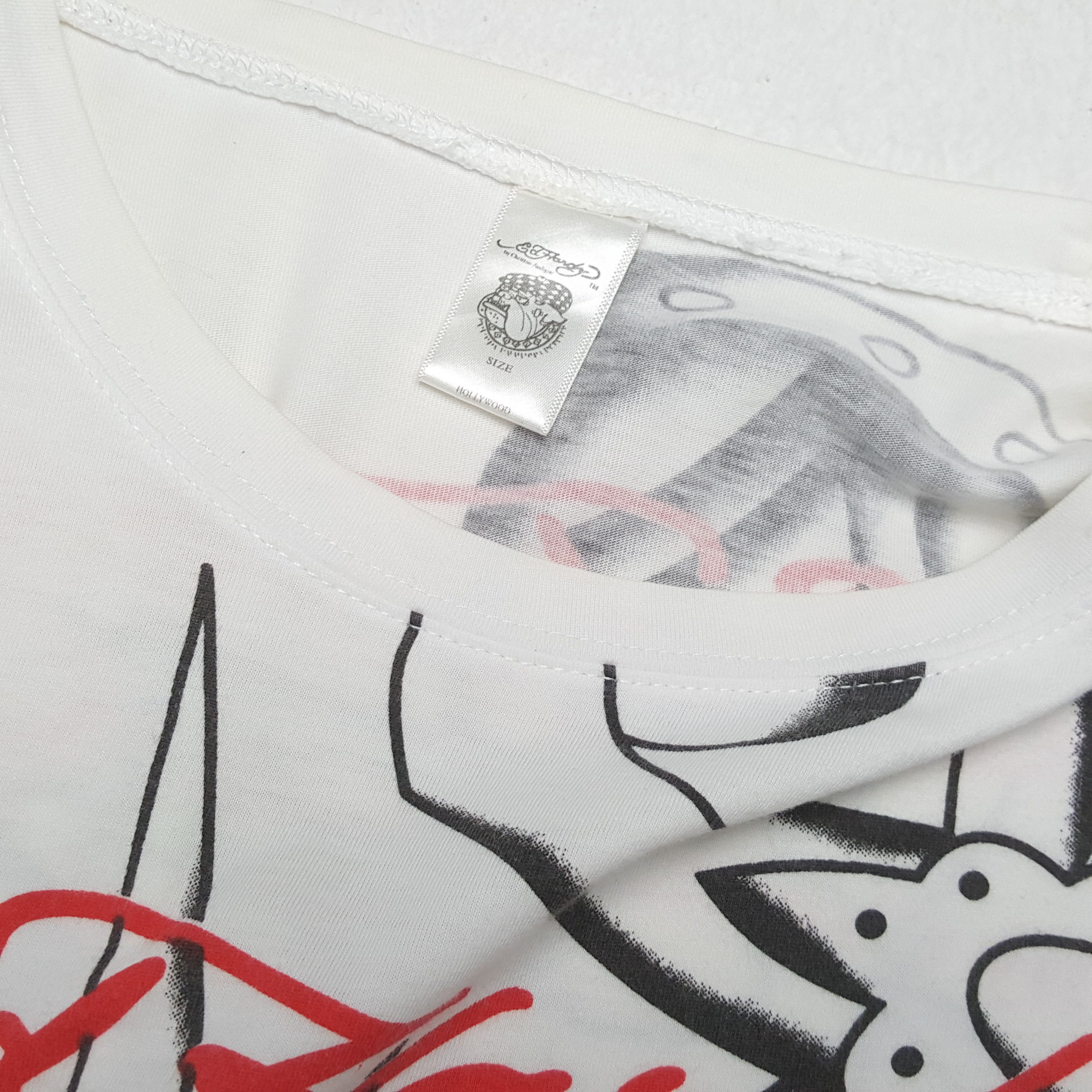 Christian Audigier × Ed Hardy × Vintage Vintage ED-HARDY by Christian Audigier Fashion Brand T-Shirt Size US L / EU 52-54 / 3 - 10 Thumbnail