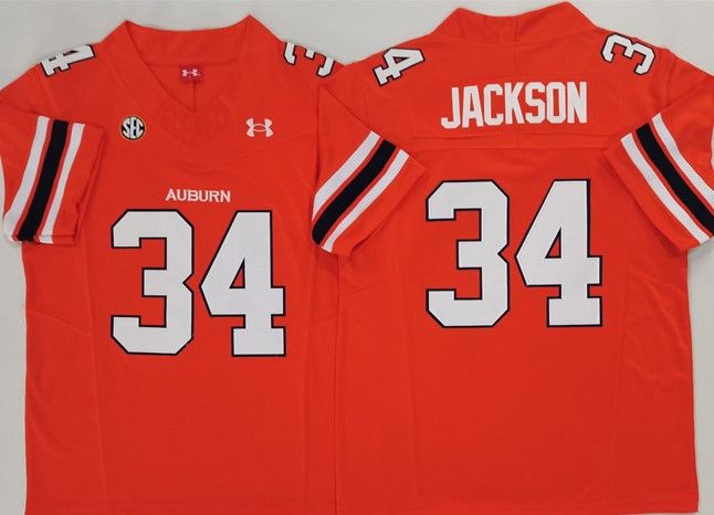 Other Men's Auburn Tigers #34 Bo Jackson Orange 2024 Jersey Size US S / EU 44-46 / 1 - 1 Thumbnail