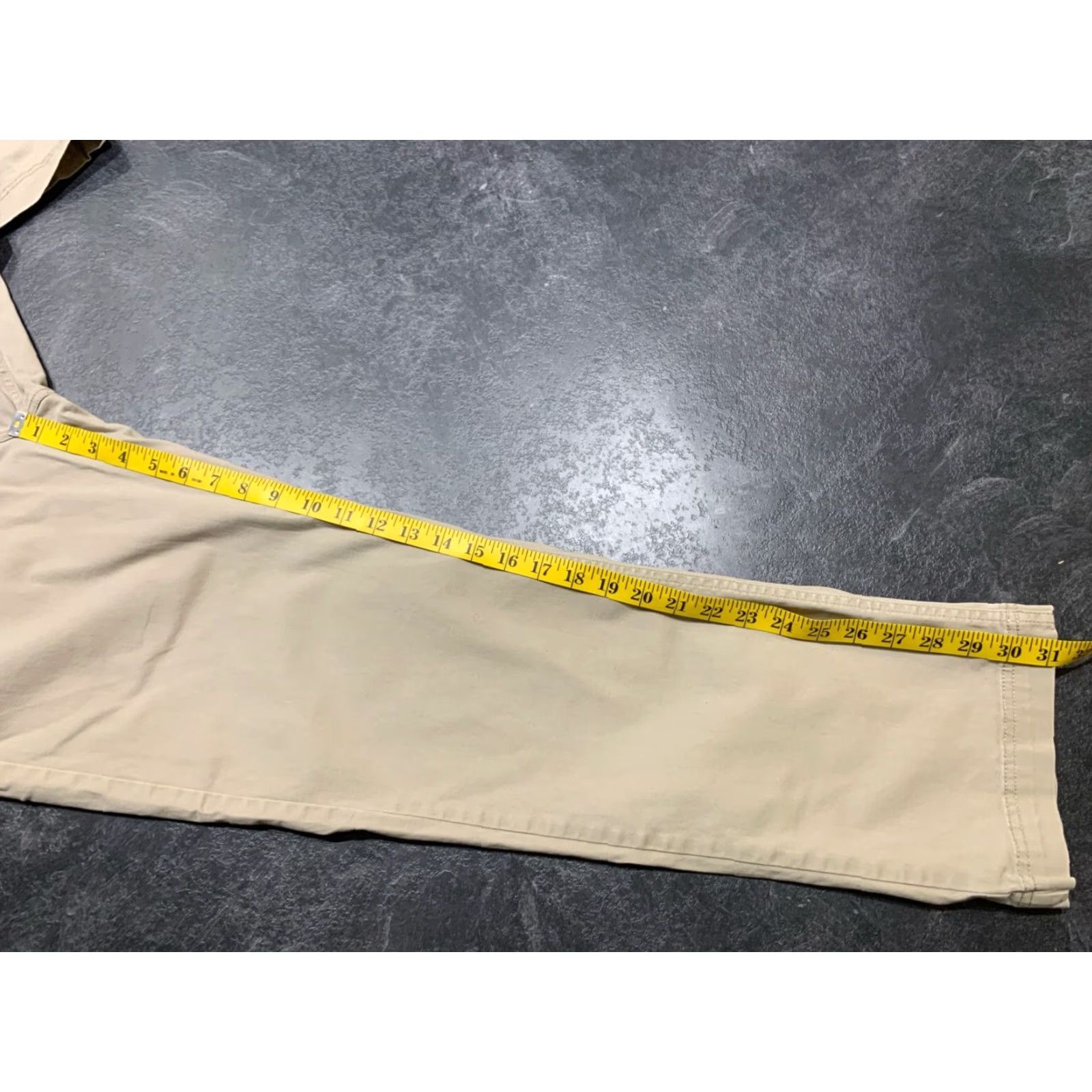 Vintage Mens Beige Chino Comfort Waist Pants 34x31 Regular Fit Rowm Size US 34 / EU 50 - 7 Thumbnail