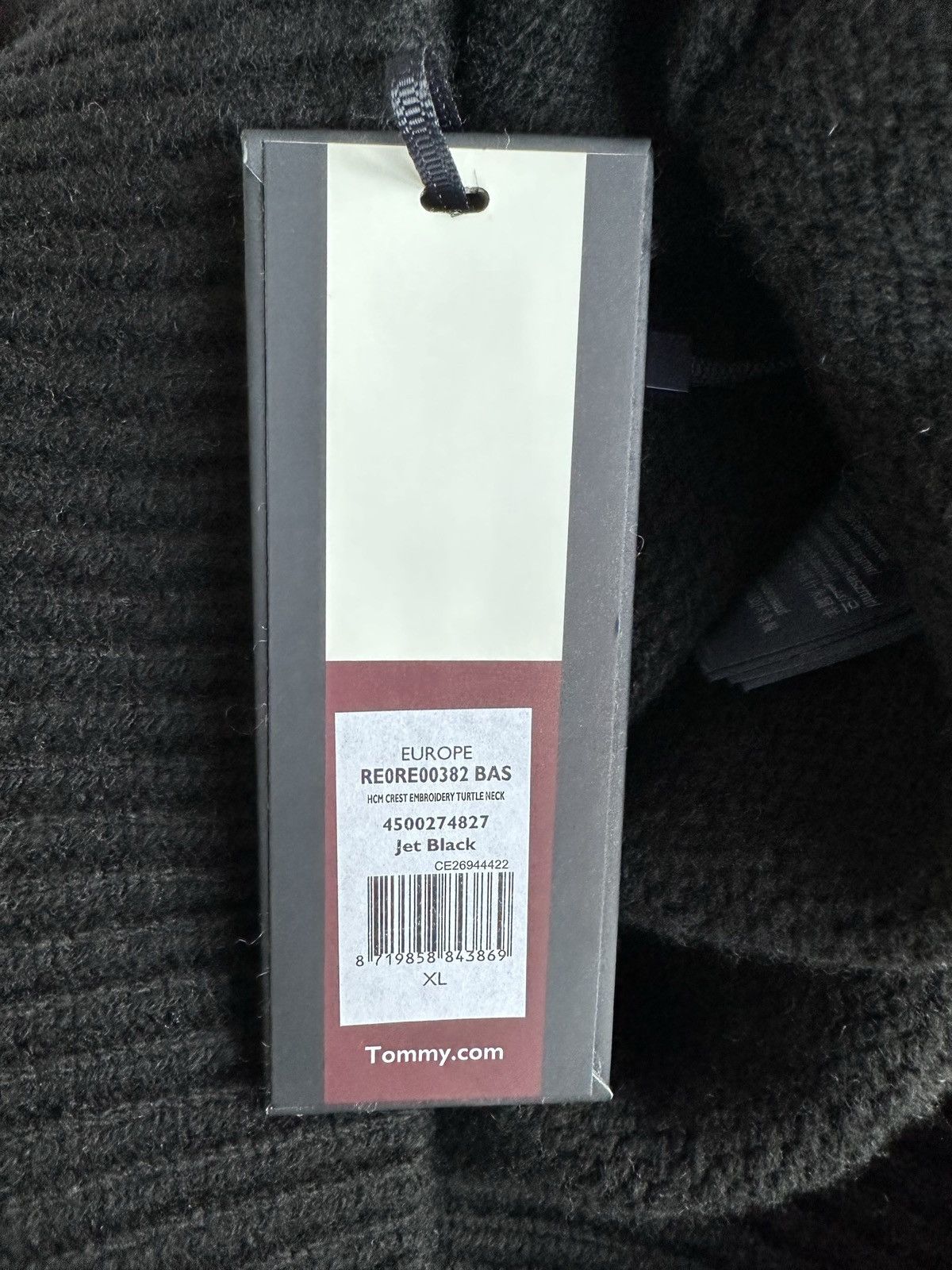 Tommy Hilfiger TOMMY HILFIGER Turtle Neck Crest Wool Cashmere Jumper Size US L / EU 52-54 / 3 - 8 Thumbnail