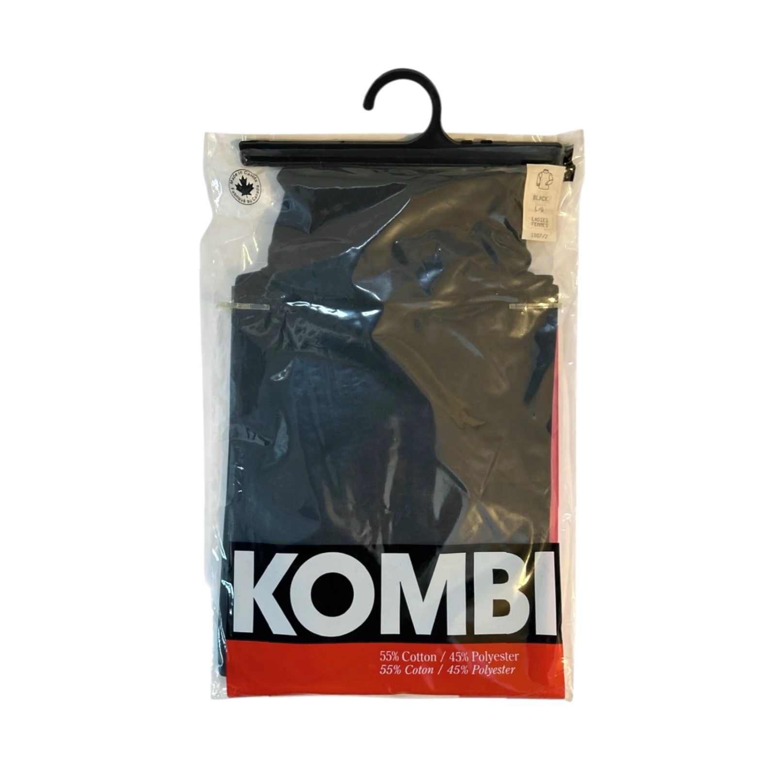 Vintage VINTAGE Kombi Turtleneck Shirt Womens L deadstock NIP 90s Canada Black Poly/Cotton Long Sleeve 27" 20" 24" Sleeve Womens Size L / US 10 / IT 46 - 2 Thumbnail