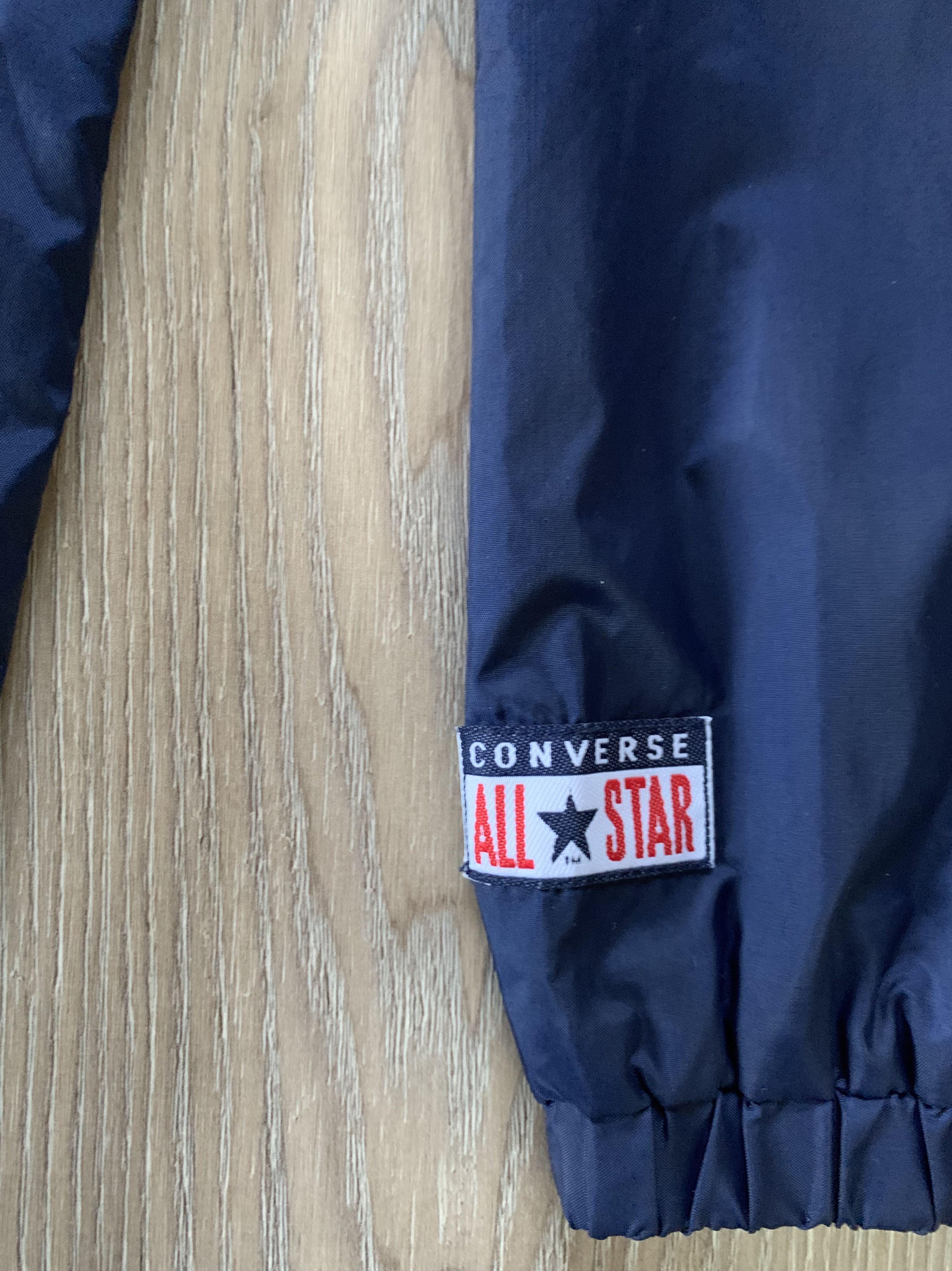 Converse × Vintage Rare Converse Snap Button Nylon Light Jacket Size US XL / EU 56 / 4 - 7 Thumbnail