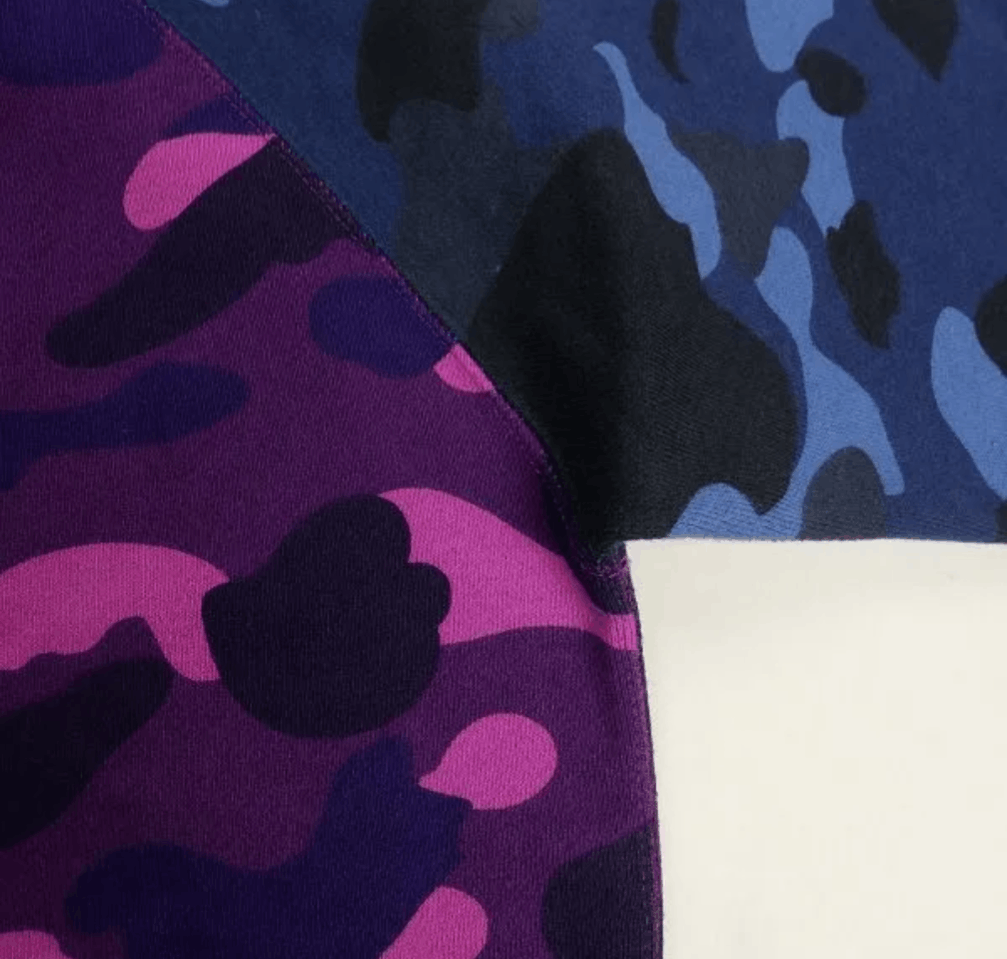 Bape Bape Vintage mid 2000s crazy camo full zip hoodie Size US L / EU 52-54 / 3 - 4 Thumbnail