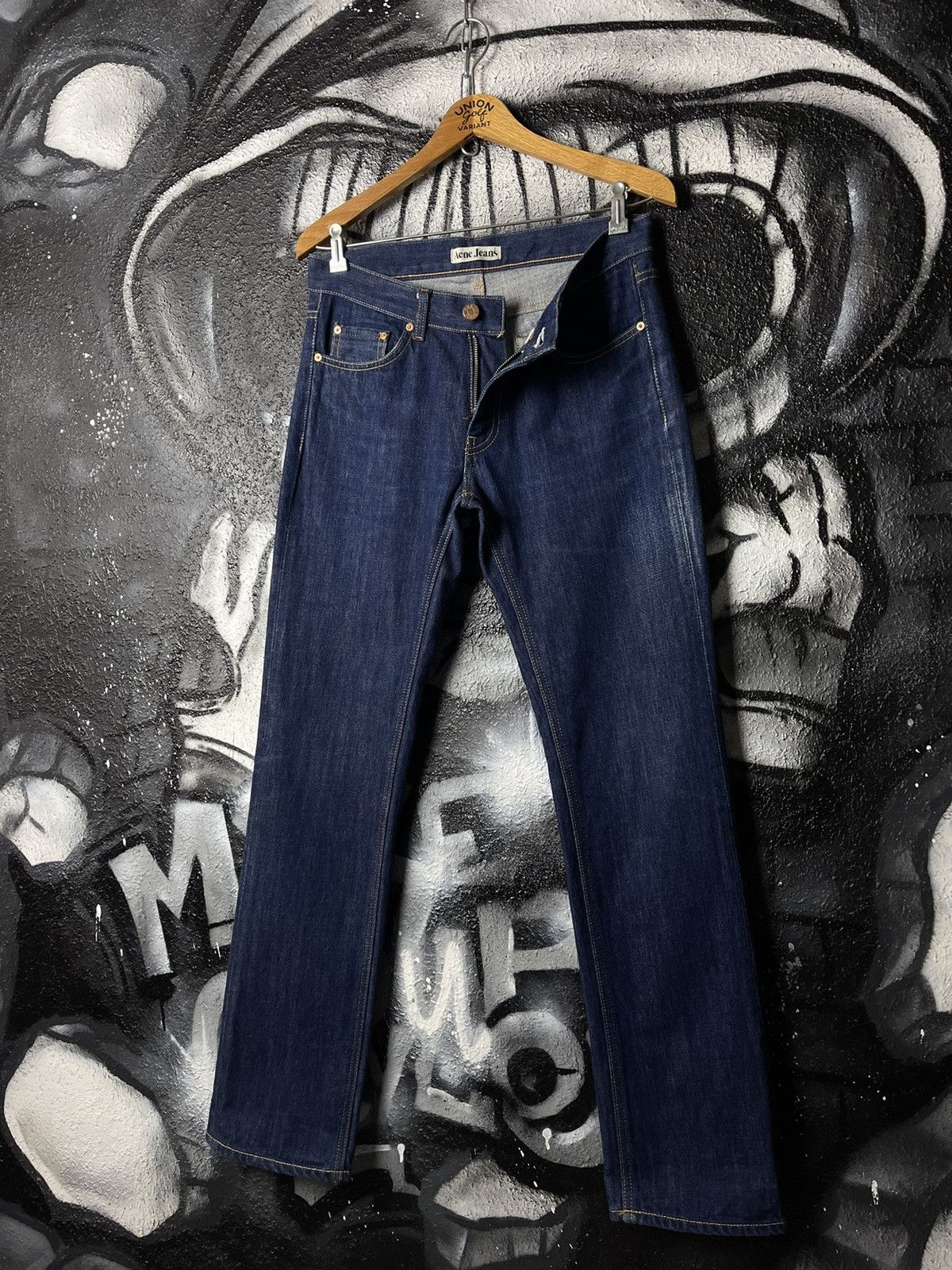 Acne Studios × Designer Acne Jeans Mic Another Raw Jeans Men’s Size 30/32 Size US 30 / EU 46 - 2 Thumbnail