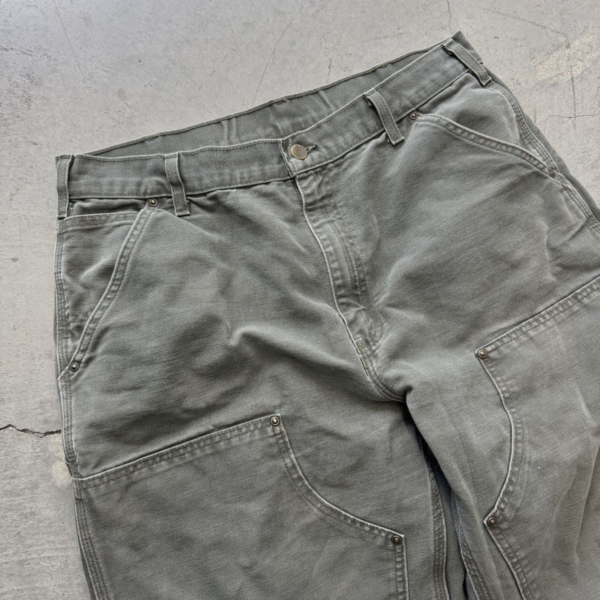Carhartt Vintage 90s Carhartt B136 MOS Double Knee Work Pants Size US 36 / EU 52 - 3 Thumbnail