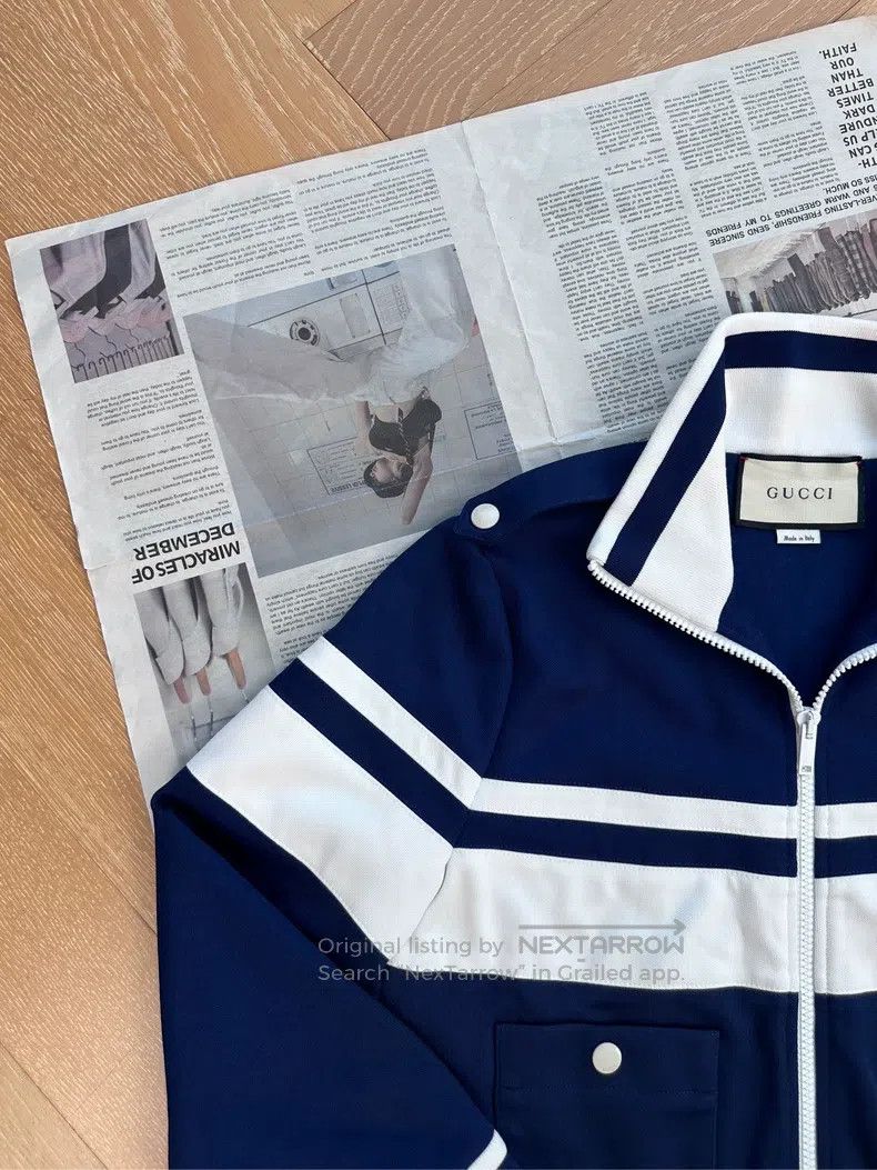 Gucci Gucci New double G striped colour block embroidered school Size XS / US 0-2 / IT 36-38 - 6 Thumbnail