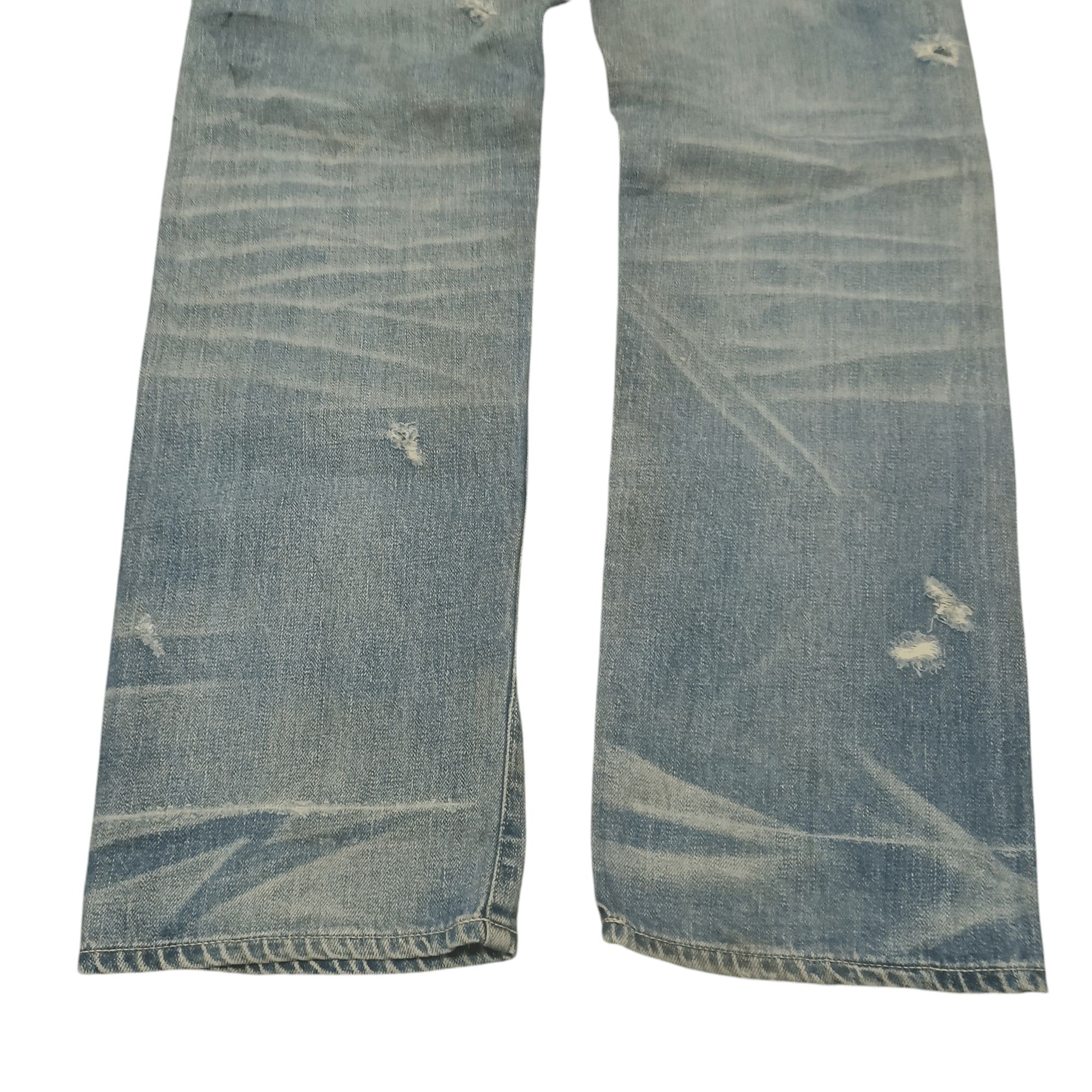 Neighborhood Rare!!! Neighborhood Savage Selvedge Jeans Distressed Jeans Size US 33 - 16 Thumbnail