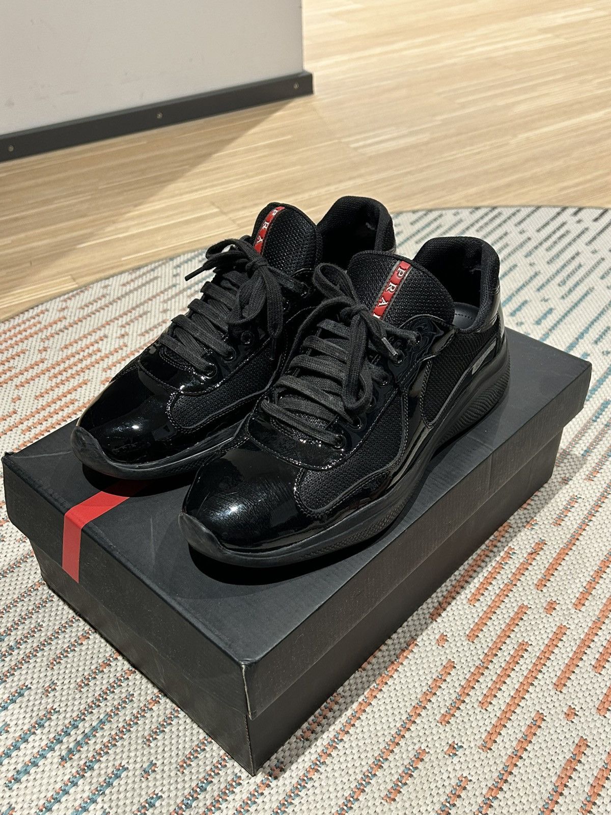 Prada Prada Americas Cup Black Size US 11.5 / EU 44-45 - 1 Thumbnail
