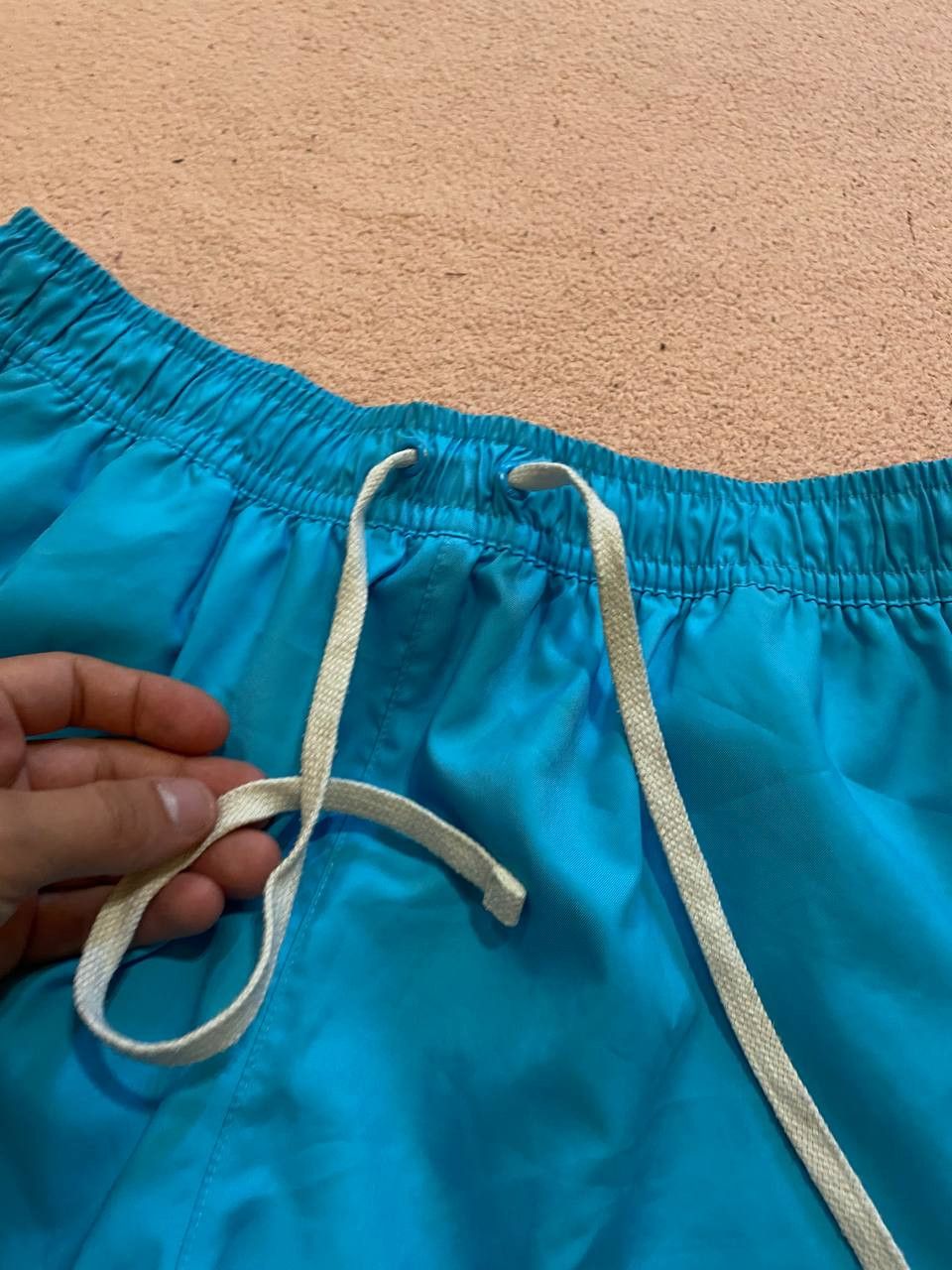 Nike Y2K shorts Nike logo blue Vintage Size US 34 / EU 50 - 14 Thumbnail