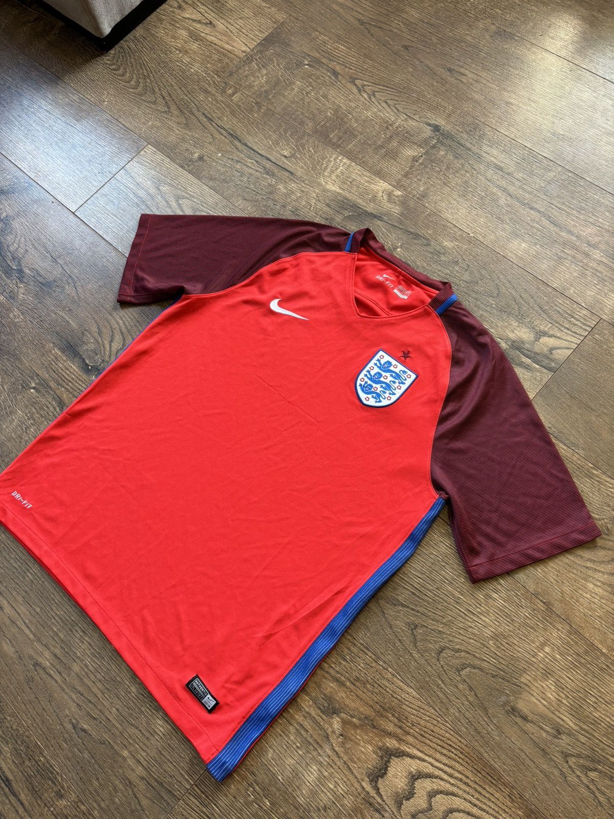 Nike England 2016-2017 Away Shirt Football Soccer Jersey NIKE sz Size US L / EU 52-54 / 3 - 2 Thumbnail