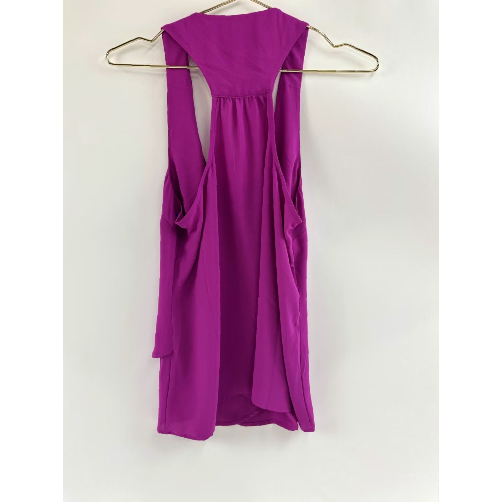 Banana Republic Banana Republic Tank Top Womens Small Pink Fuchsia Racerback Sleeveless Pullover Size S / US 4 / IT 40 - 2 Thumbnail