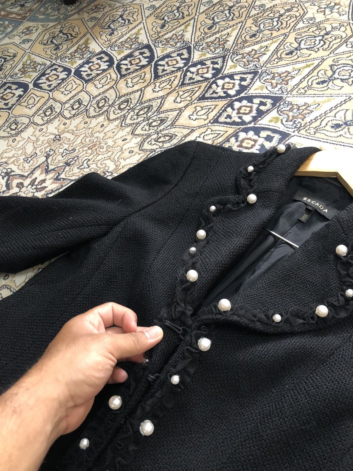 Escada Rare❗️Escada Pearl Gothic Punk Seditionaries Jacket Size S / US 4 / IT 40 - 9 Thumbnail