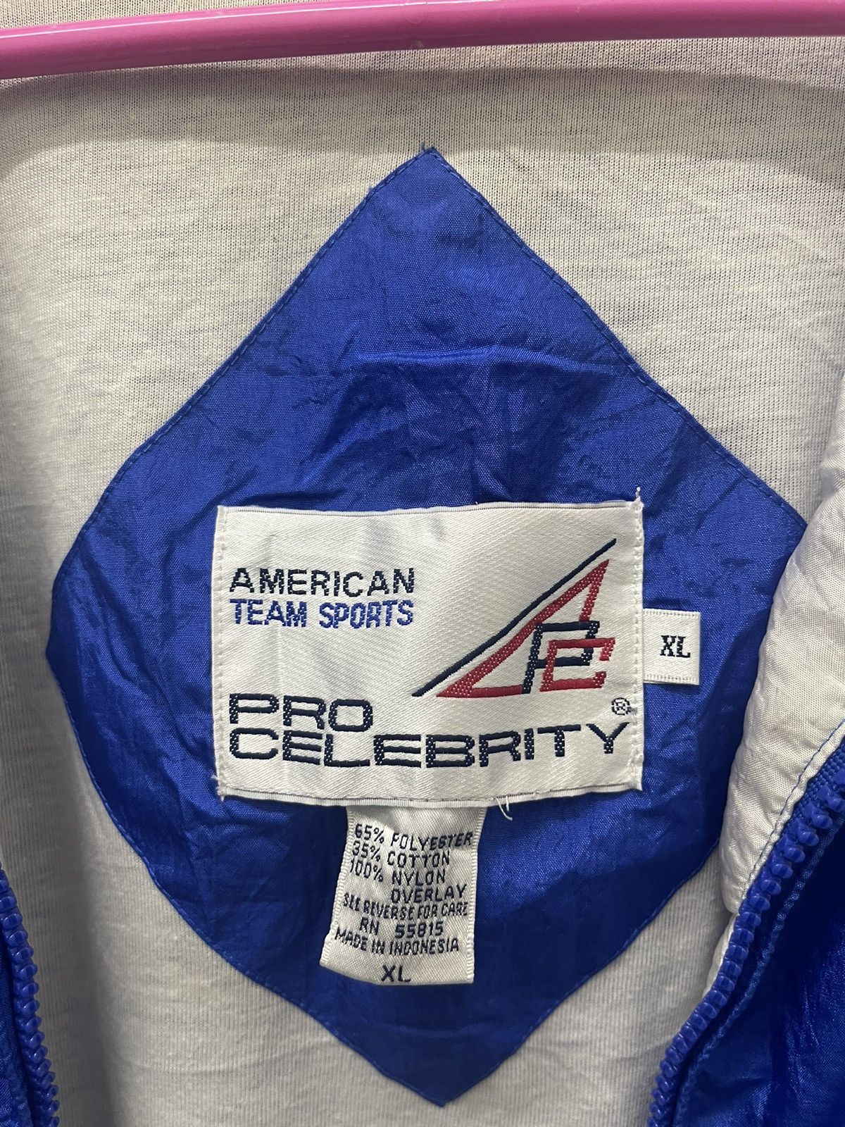 Vintage Rare Vintage PATRIOTS Nylon Overlay Jacket Size US XL / EU 56 / 4 - 6 Thumbnail
