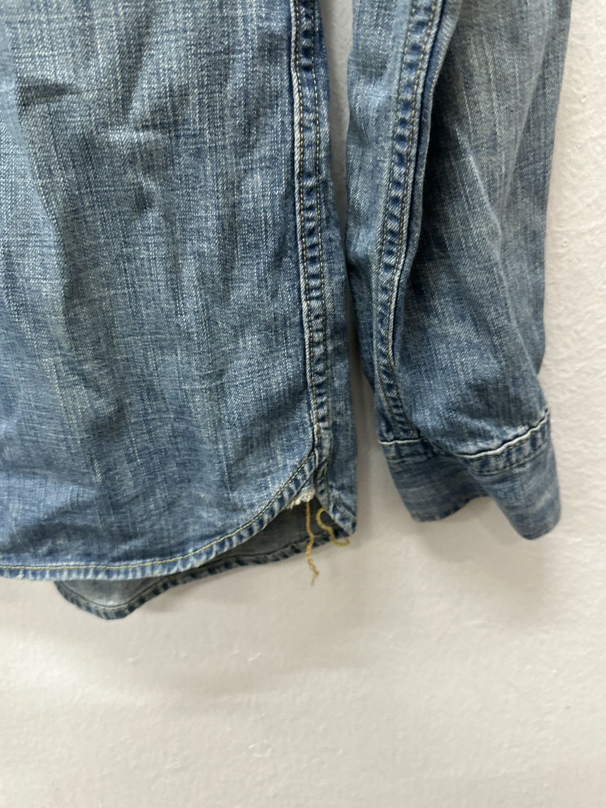 Remi Relief Remi Relief Japan Denim Chambray Snap Button Button Shirt Size US M / EU 48-50 / 2 - 11 Thumbnail