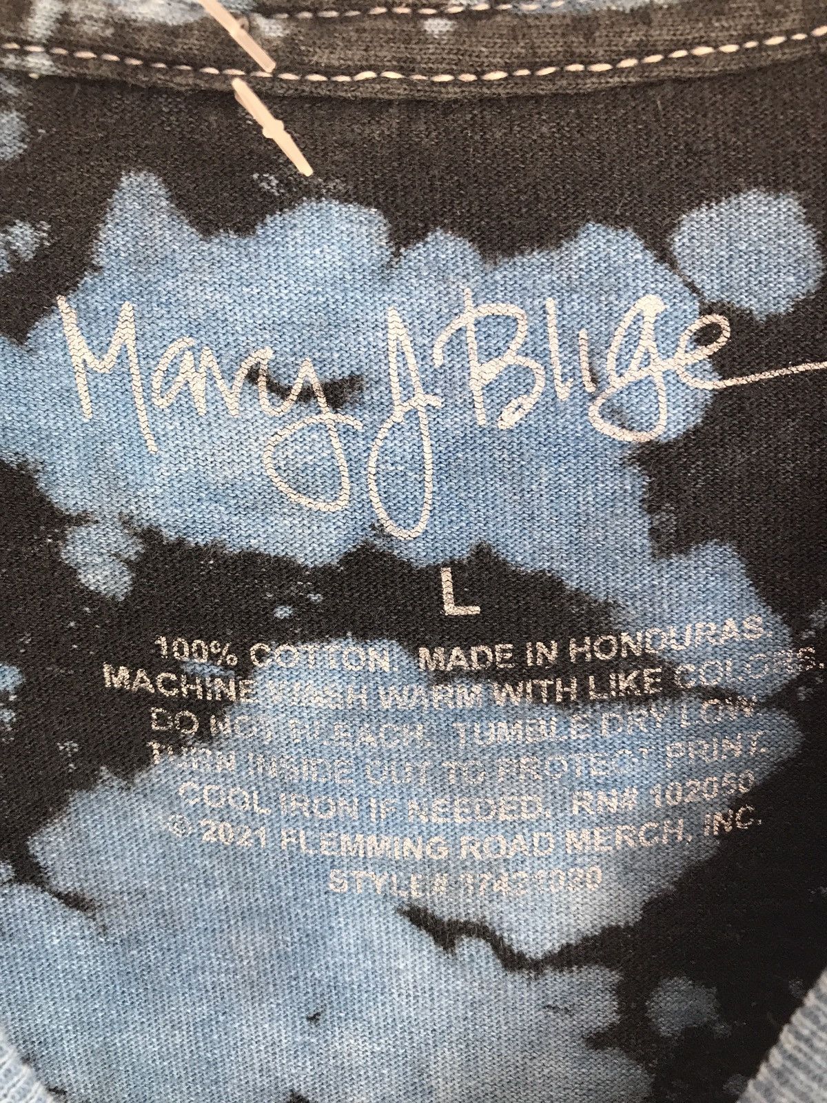 Rap Tees Mary J. Blige tie-dye shirt Size US XL / EU 56 / 4 - 3 Thumbnail
