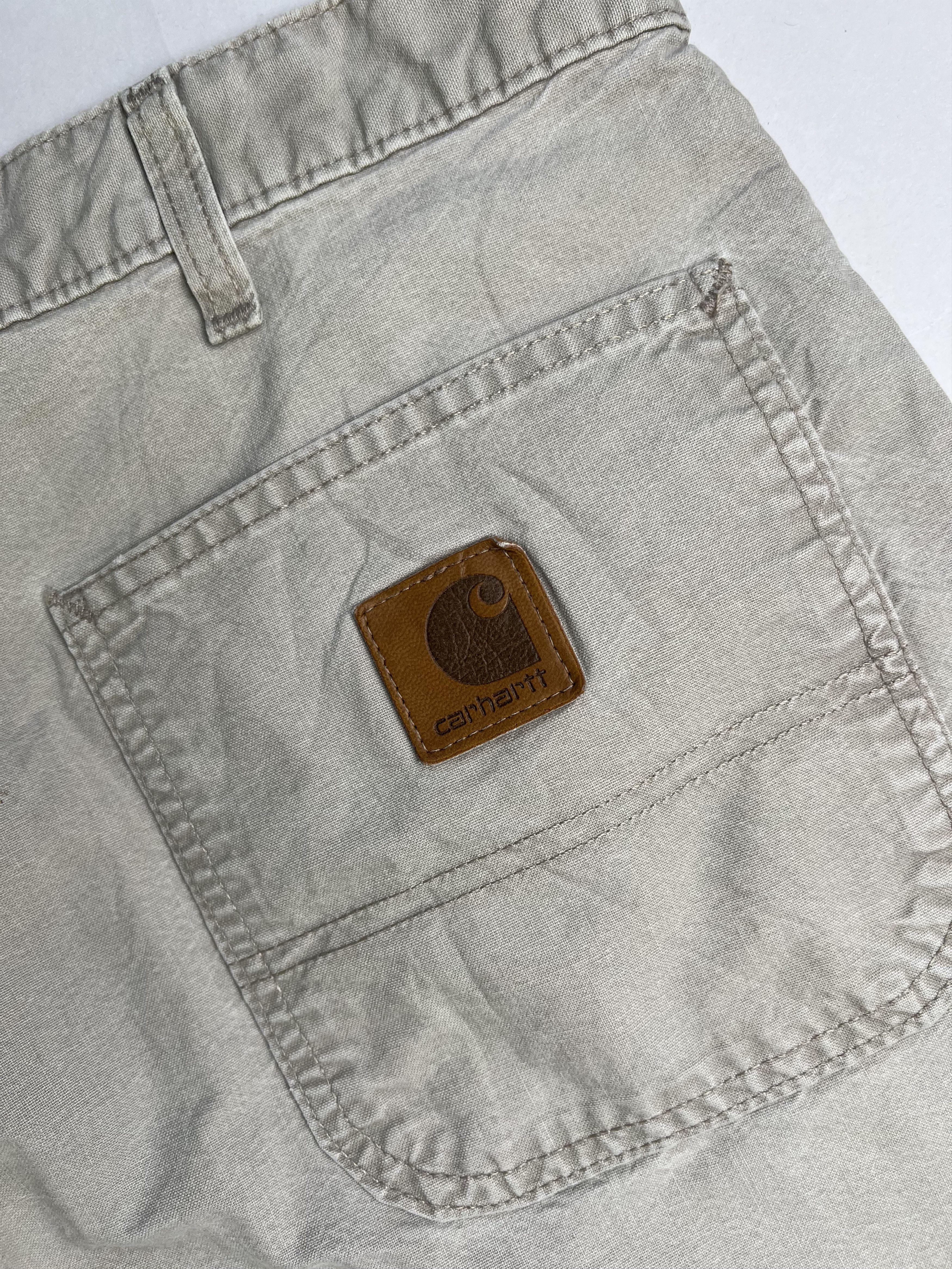 Carhartt Carhartt Work Shorts Beige W38 Size US 38 / EU 54 - 5 Thumbnail