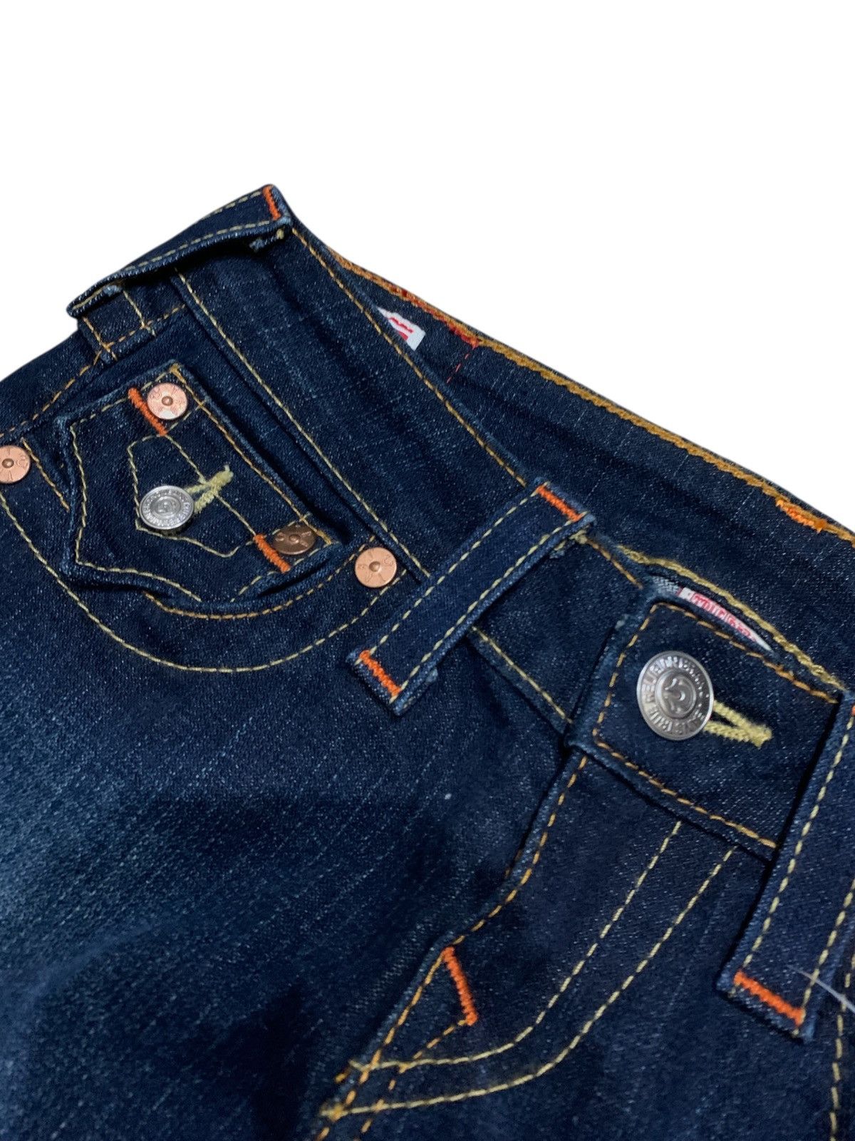 True Religion Vintage True Religion Billy Zipper Indigo Low Rise Jeans Size 29" - 3 Thumbnail